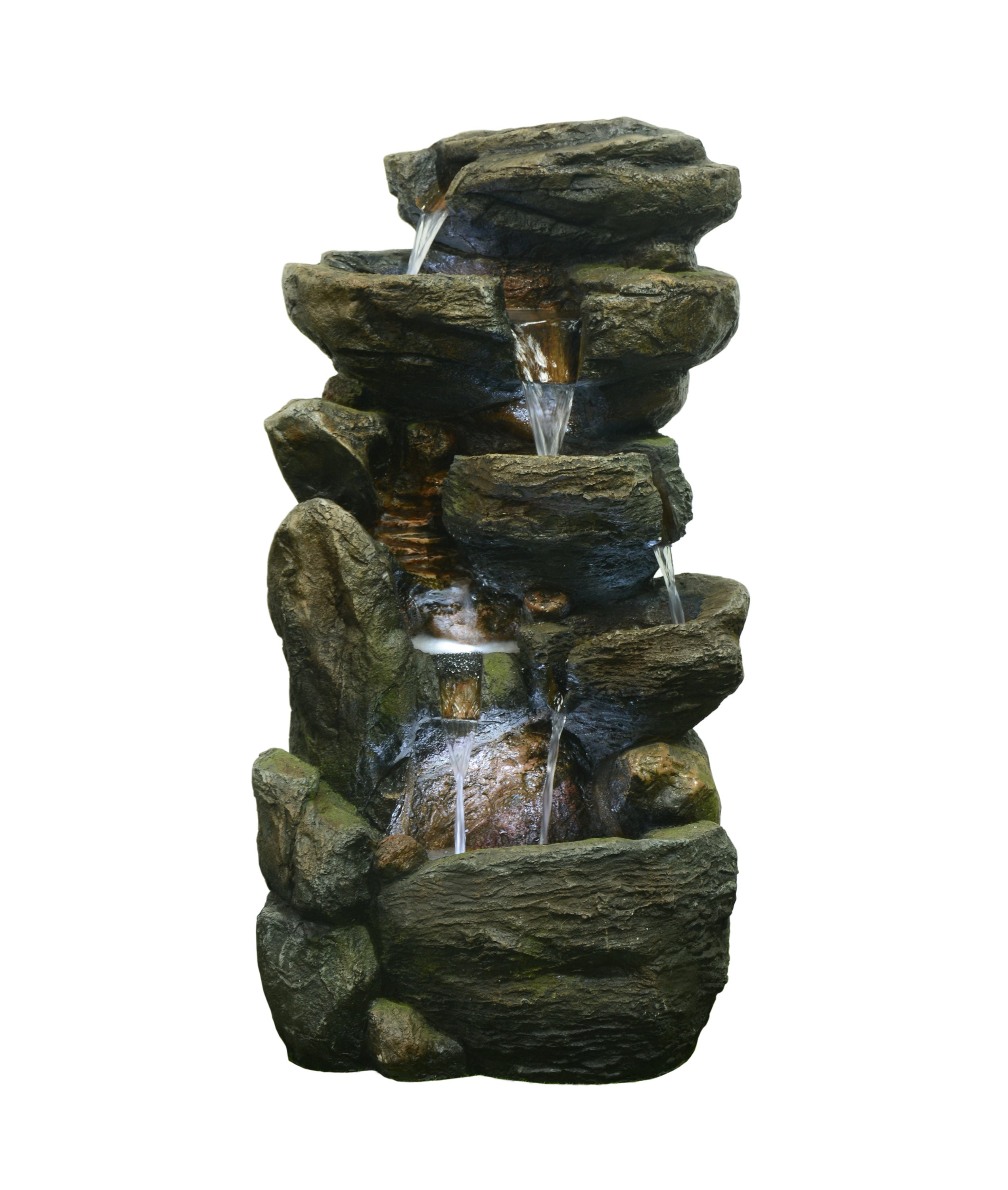 14 Inch Wide Rock fountain Garden Decor at Lowes.com