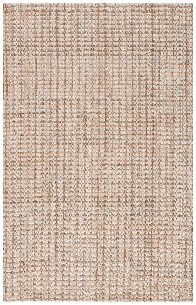 Safavieh NF186B-5 Natural Fiber Ibtissdam 5 x 8 (ft) Loomed Jute Ivory/Light Brown Rectangular Indoor Abstract Area rug