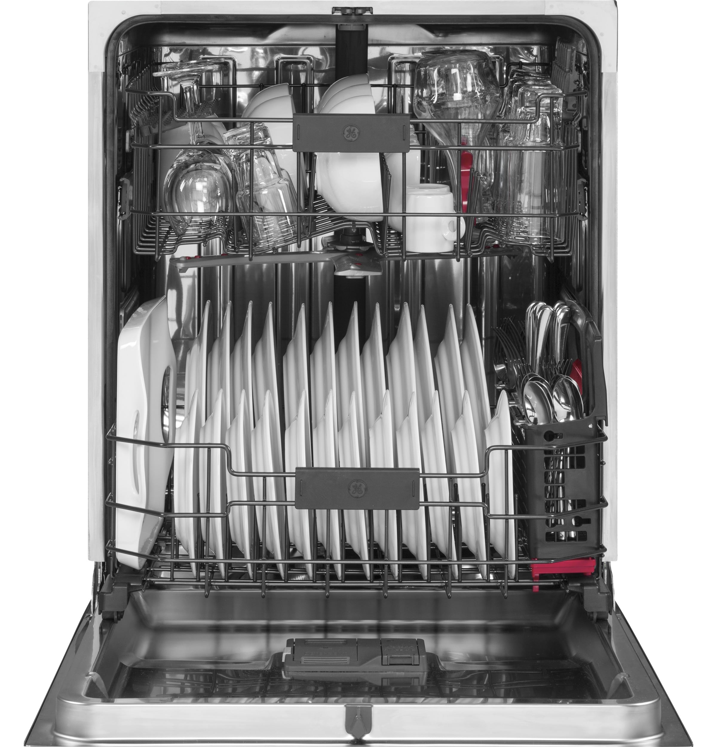 GE Profile Top Control 24-in Built-In Dishwasher (Stainless Steel) ENERGY  STAR, 42-dBA at