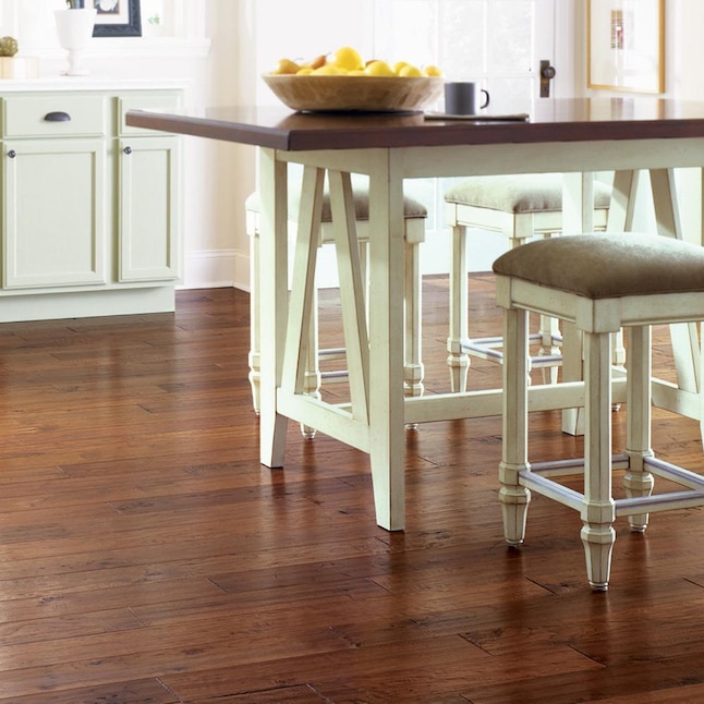 Mullican Flooring Oakmont 5-in Provincial Hickory Handscraped Engineered Hardwood Flooring (38-sq ft) Mullican Flooring Oakmont 5-in Provincial Hickory Handscraped Engineered Hardwood Flooring (38-sq ft)