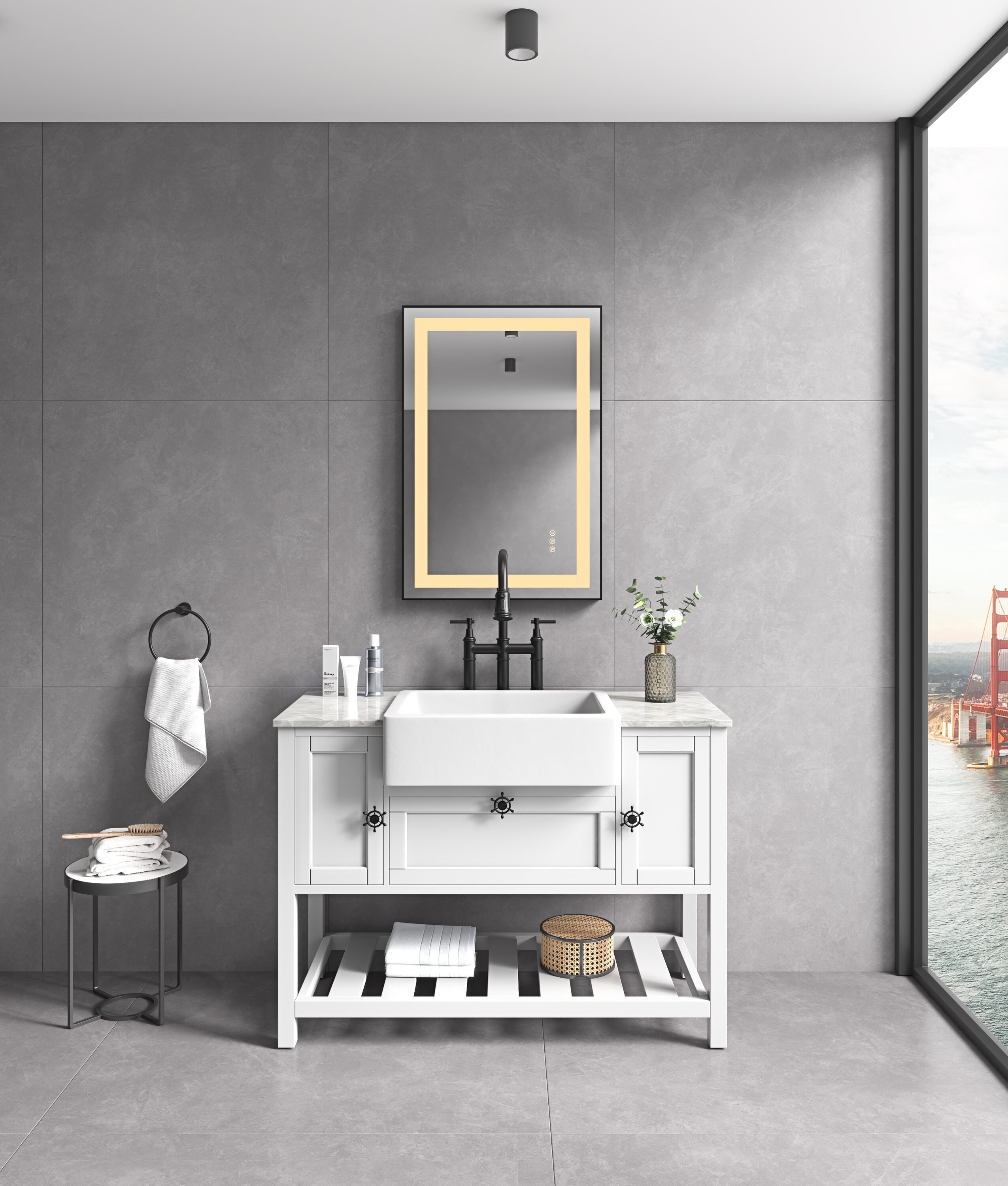 Vacolite KP-931HB Framed-Bath-Mirrors - View #4