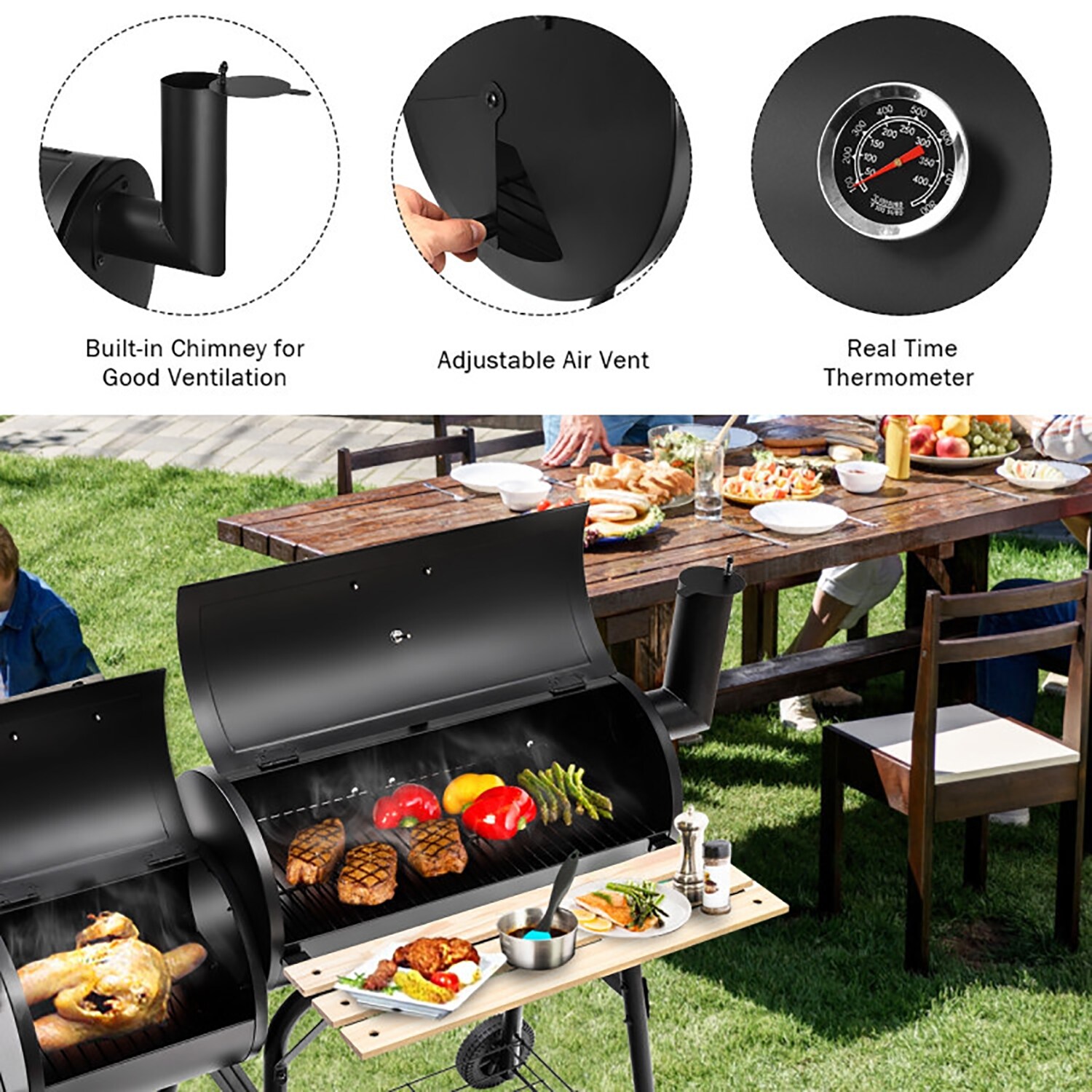 GZMR MO-NP10876 Charcoal-Grills - View #10