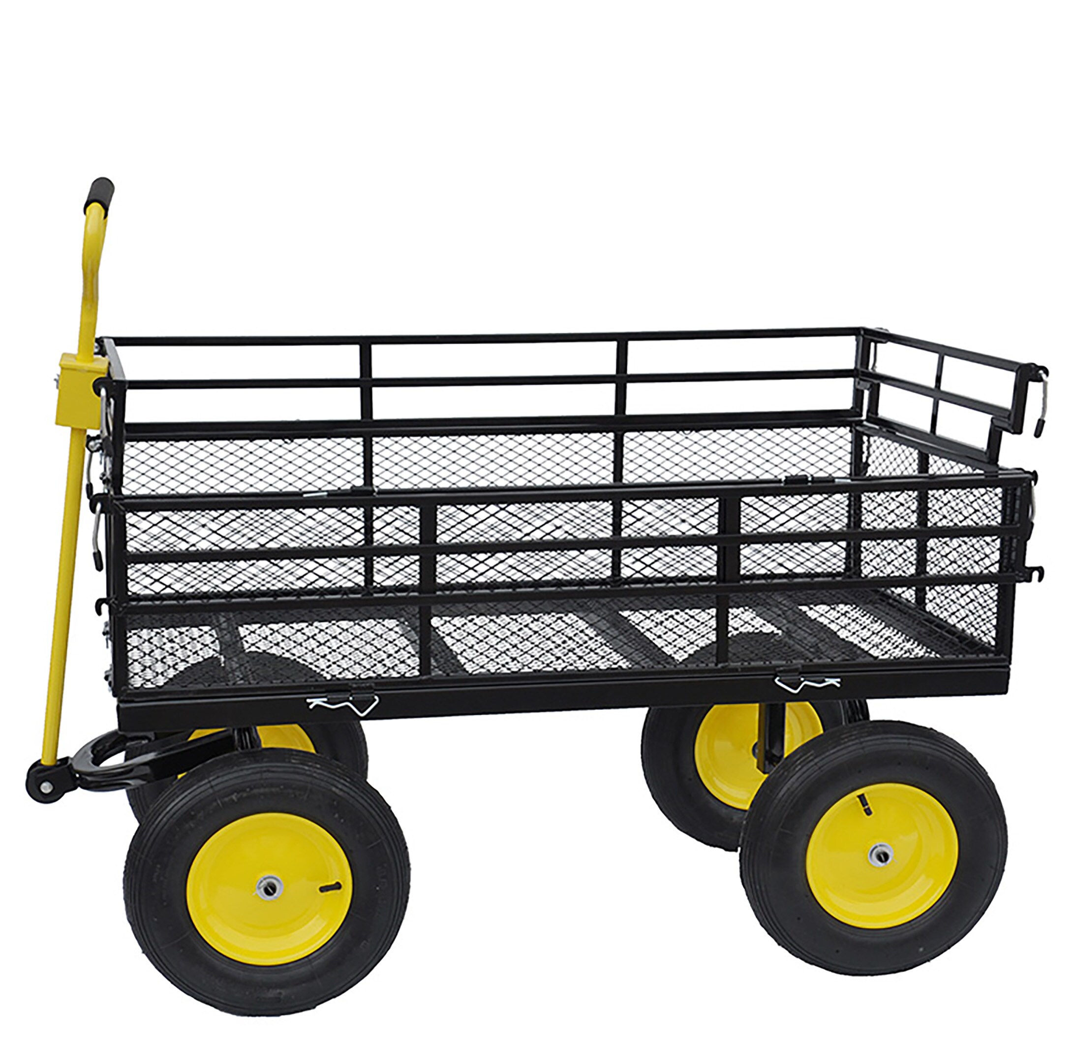 Damerin Yard Carts 12 5 Cu Ft Steel Folding Yard Cart In The Yard Carts   65358257 