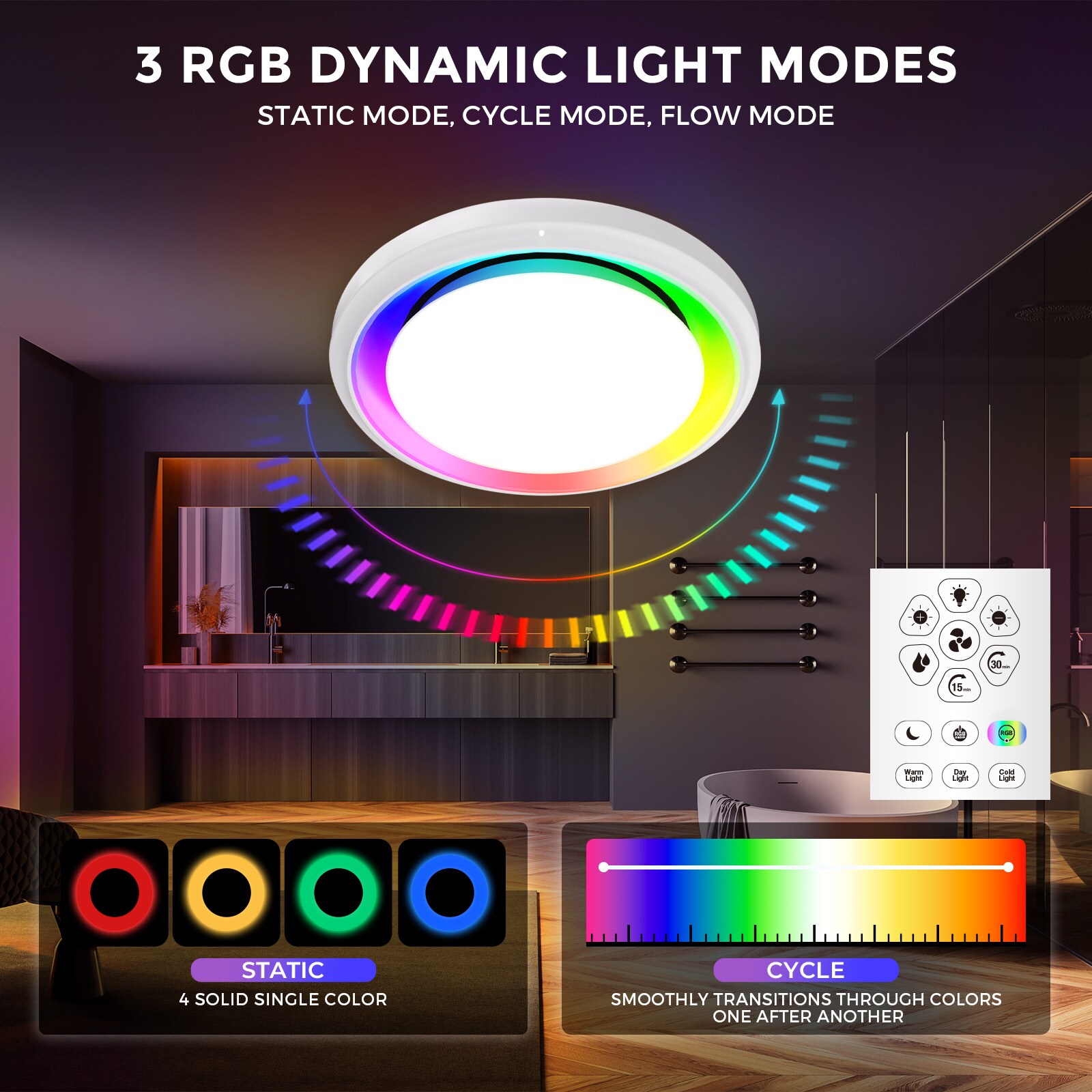 Akicon AKHR110-RGB2-W Bath-Fans - View #4