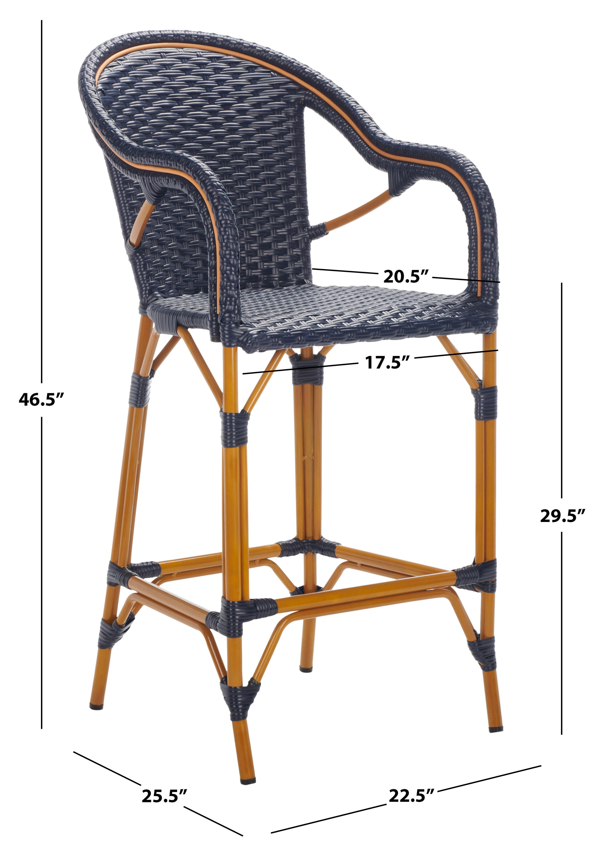 Safavieh PAT7535B Patio-Chairs - View #12