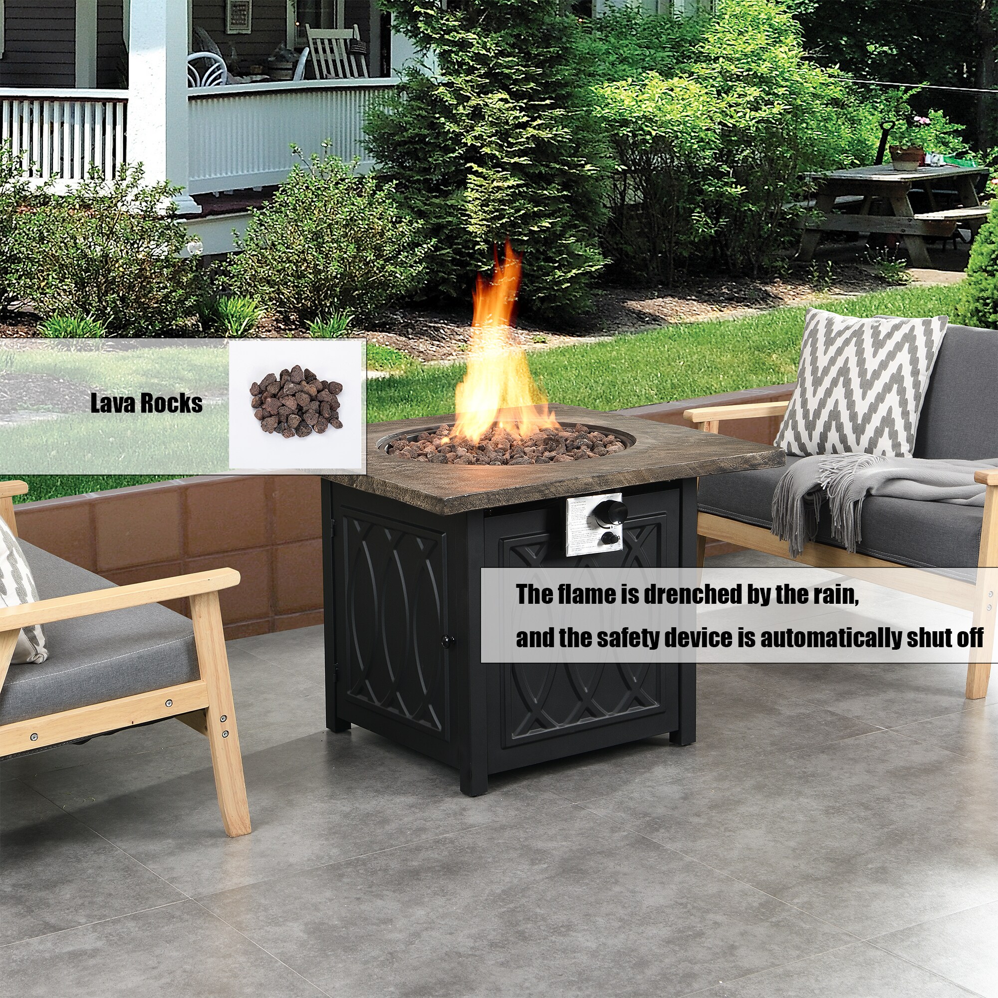 propane fire pit bed bath and beyond