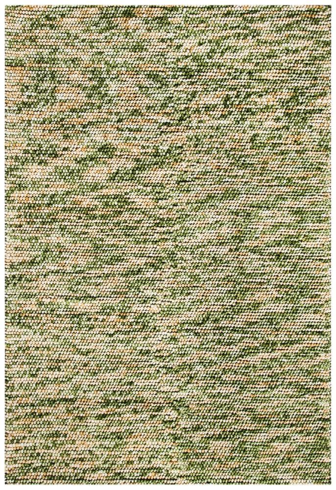 Safavieh NAT551C-6 Natura Norgate 6 x 9 (ft) Polyester Yellow/Green Rectangular Indoor Abstract Coastal Area rug