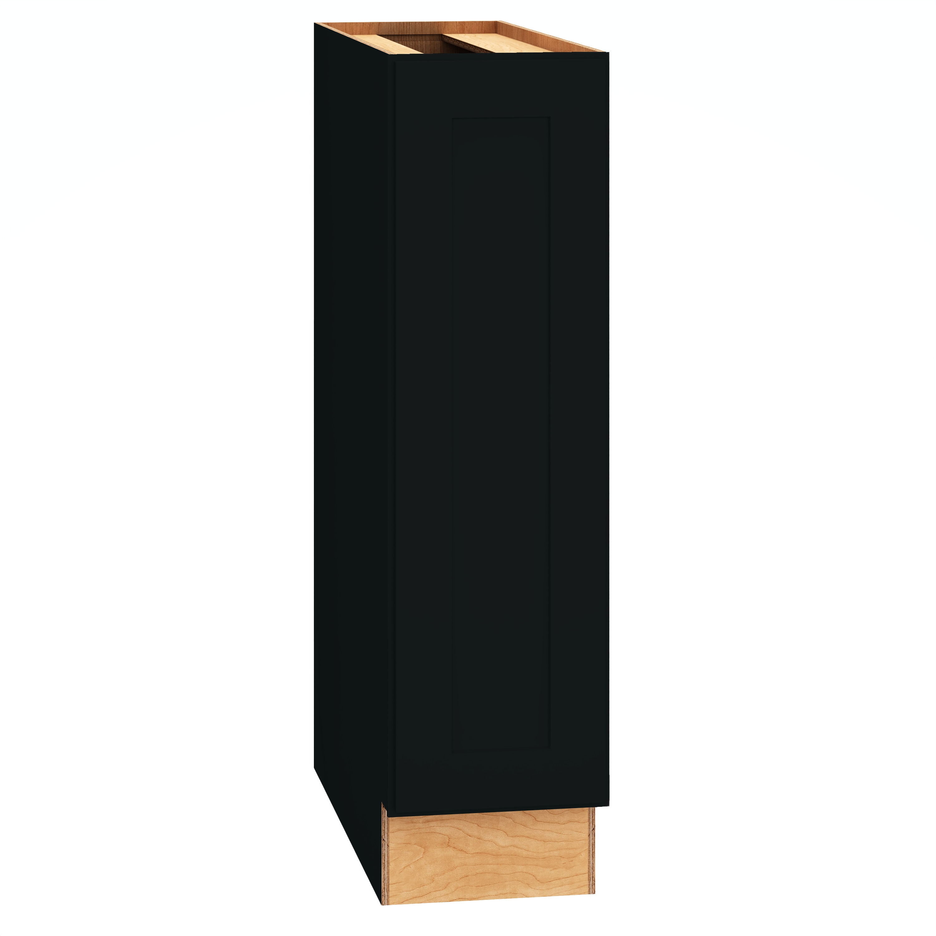Diamond Express 61I-B9FHR Jamestown 9-in W x 34.5-in H x 24-in D Black Base Fully assembled Plywood Cabinet (Recessed Panel Shaker)