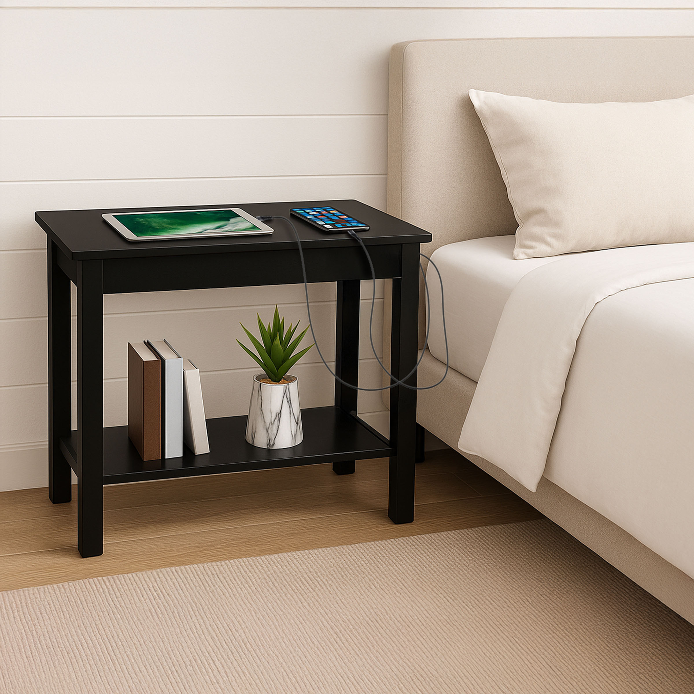 Lavish Home 80-ET-1-BLK End-Tables - View #7