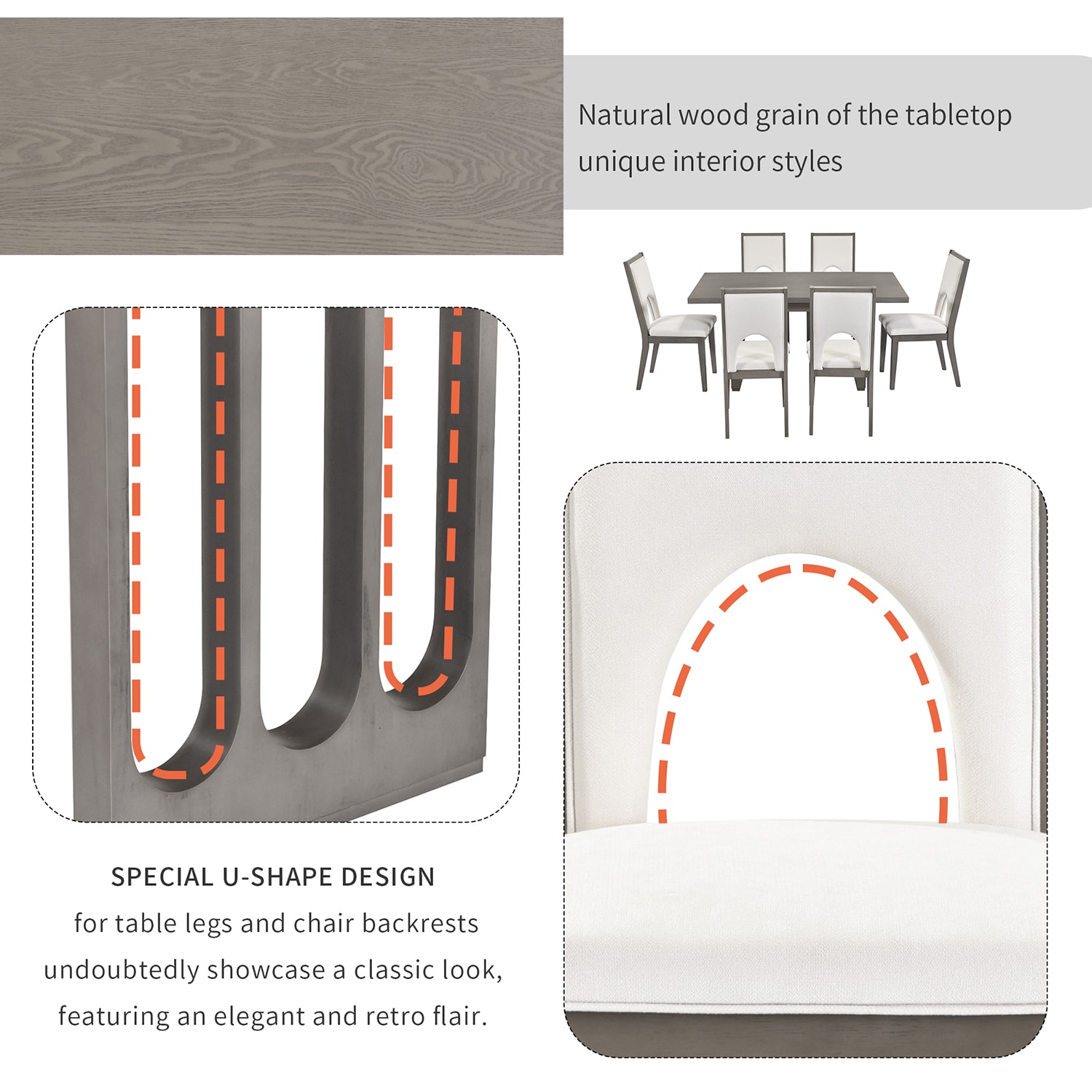 SINOFURN SYA010287GY Dining-Sets - View #11