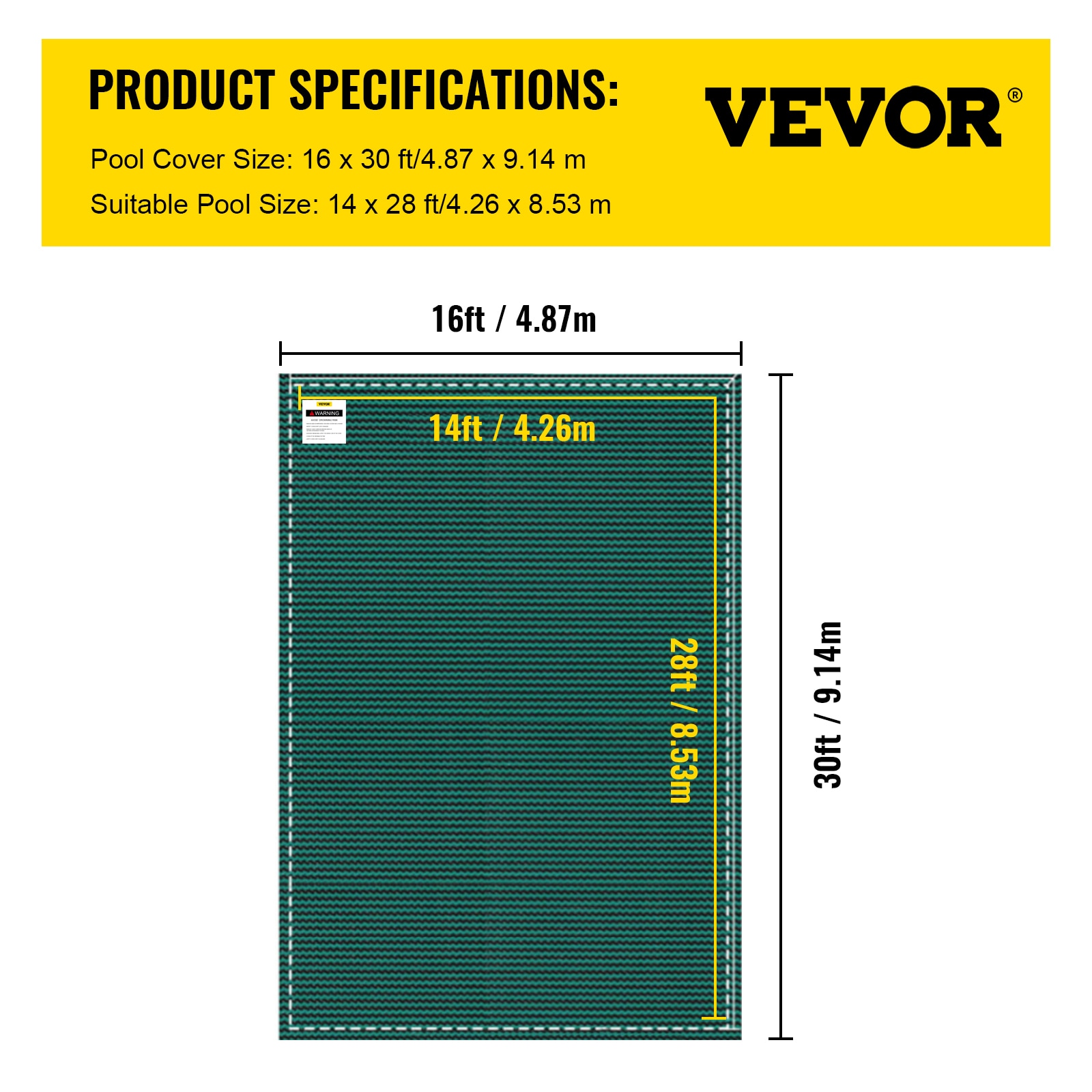 VEVOR YYCMWB14X28FTYQX4V0 Pool-Covers - View #8