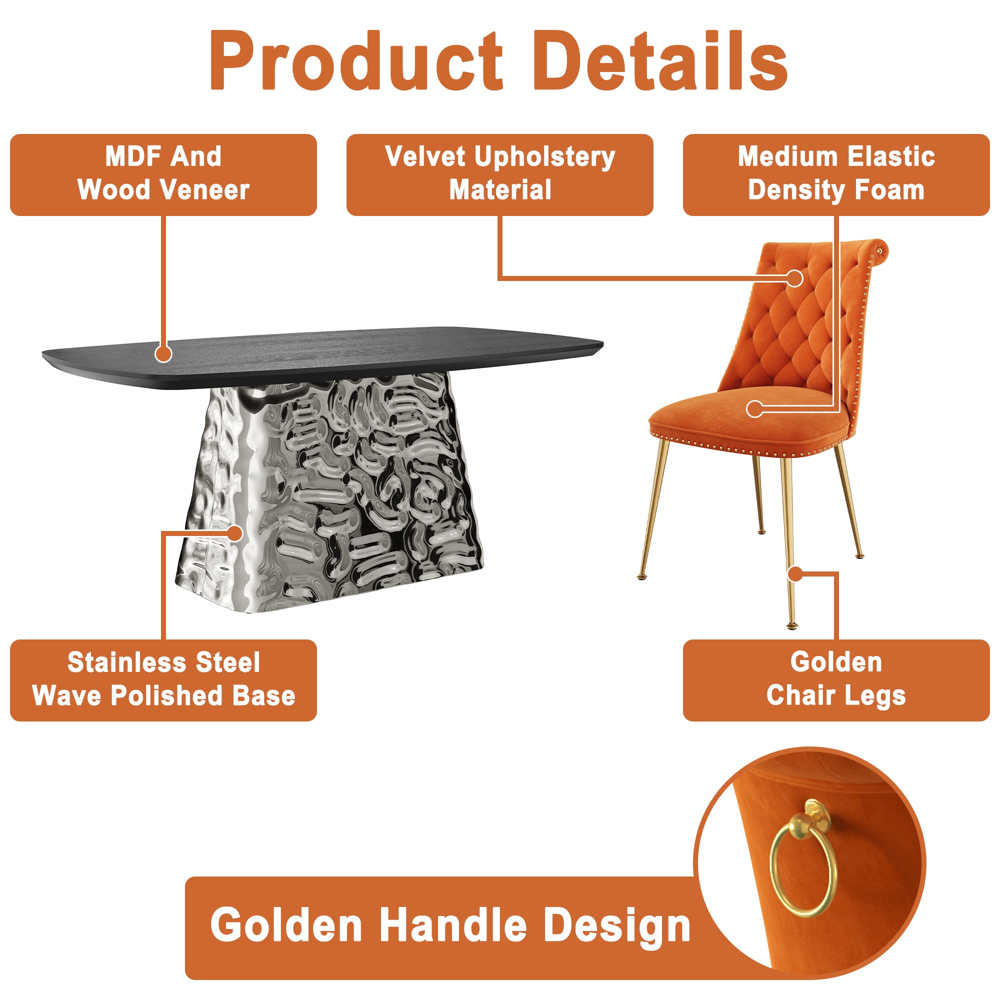 Clihome CL-1676D703OG Dining-Sets - View #8