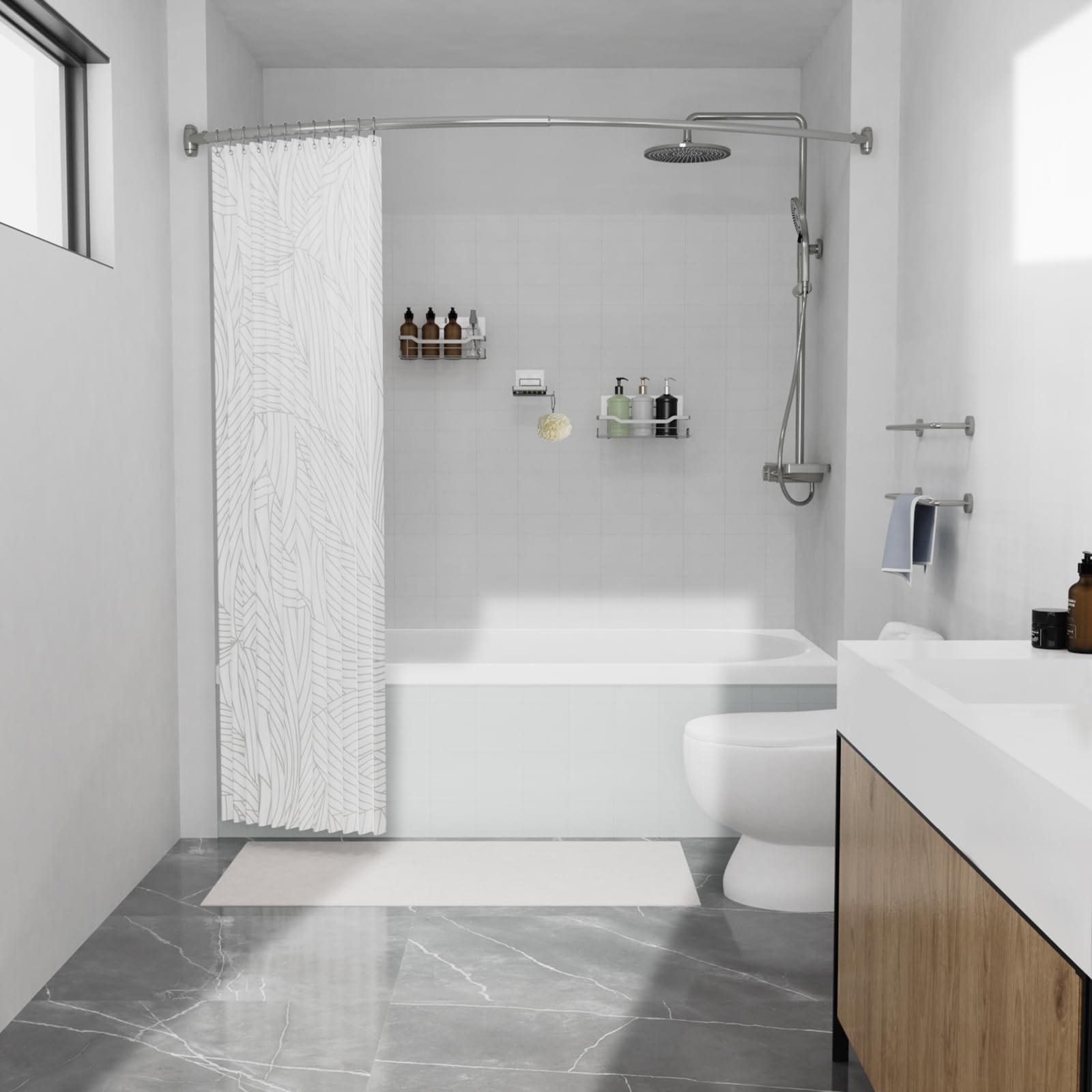 Aoibox LABK7VFJ Shower-Rods - View #8