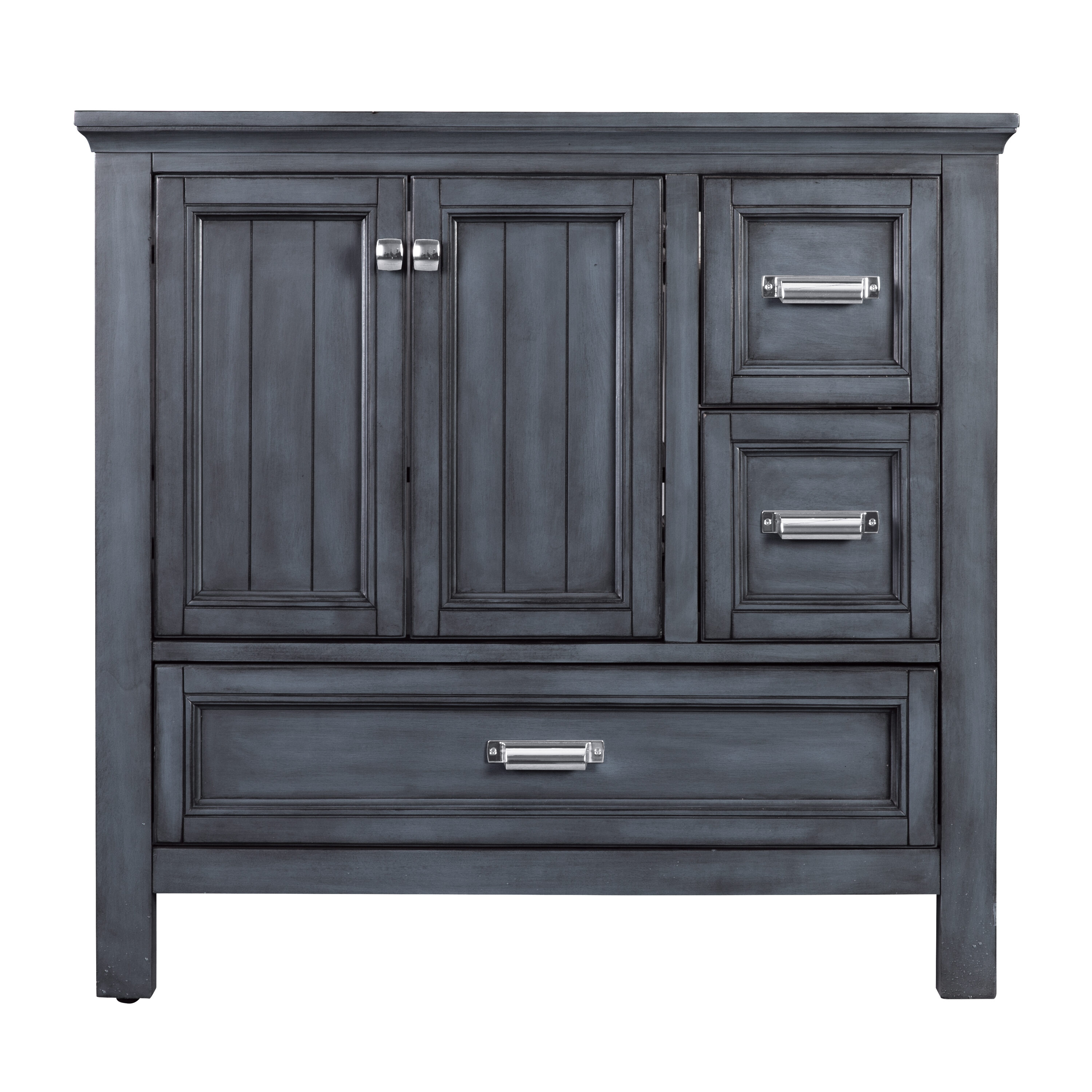 Brantley 36" Harbor Blue Painted Poplar Bathroom Vanity