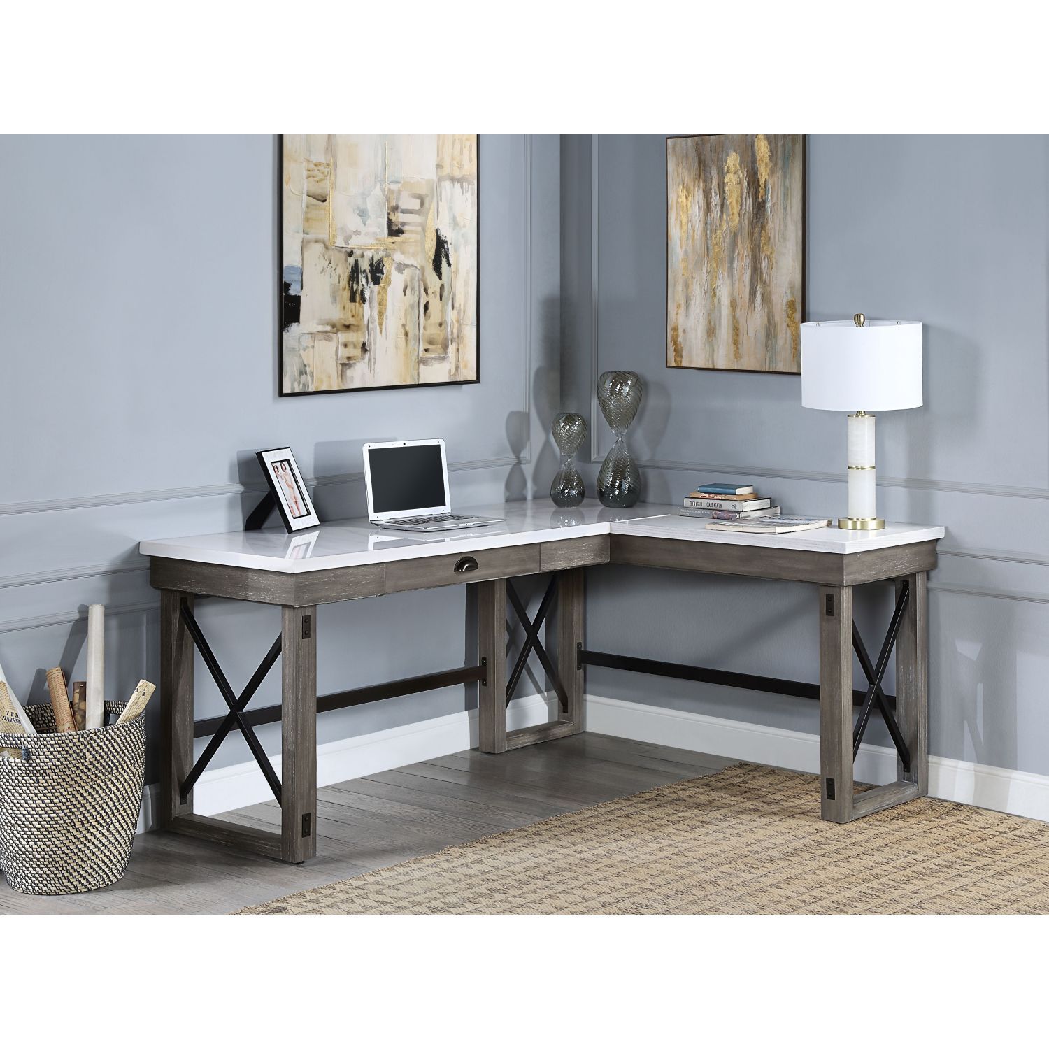 JASMODER OF00056 55.00-Inches Multiple colors/finishes Modern/Contemporary Writing desk