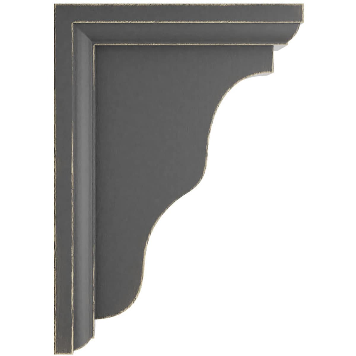 Hamilton Black Solid Wood Vintage Corbel Bracket