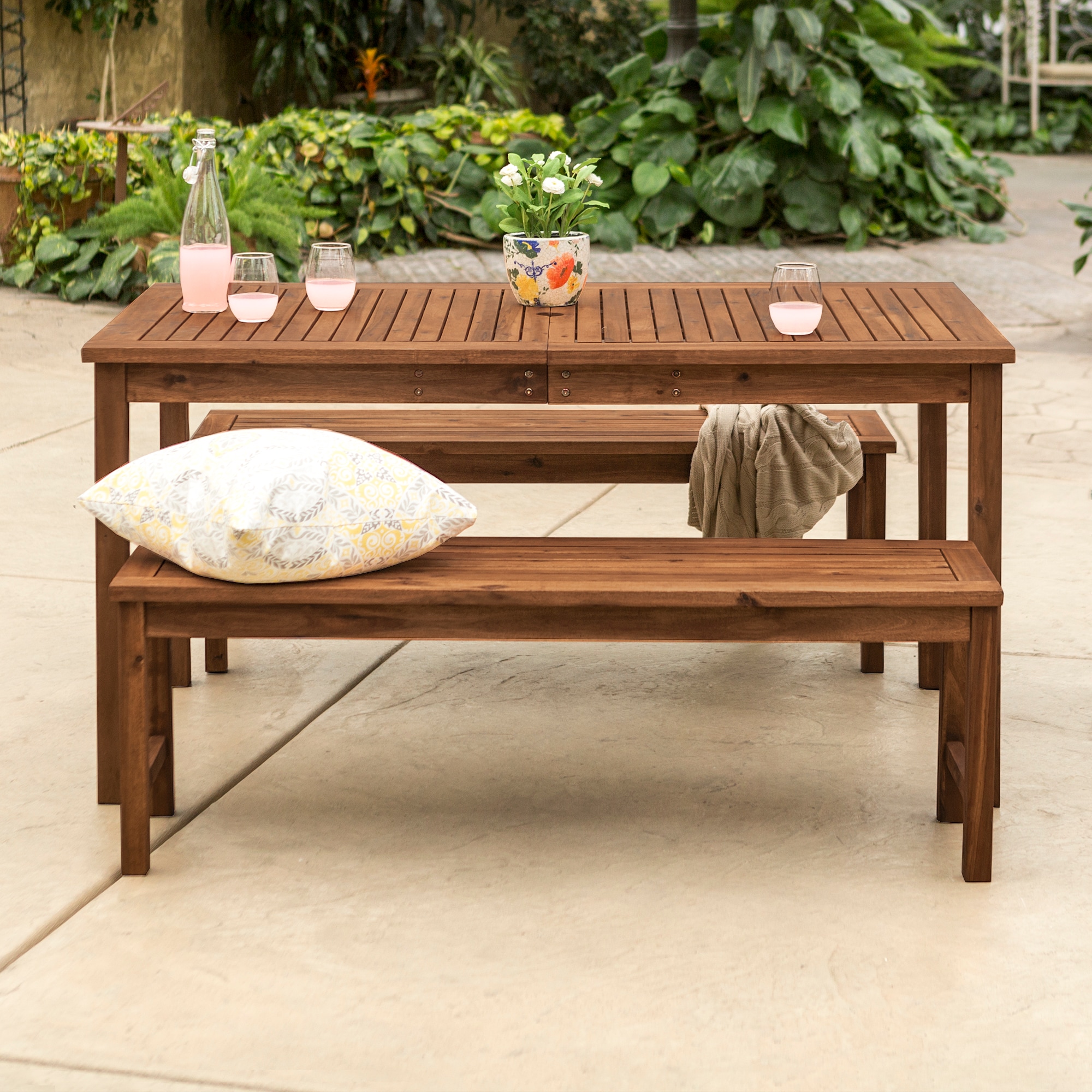 Walker Edison LWW3SDTDB Patio-Dining-Sets - View #2