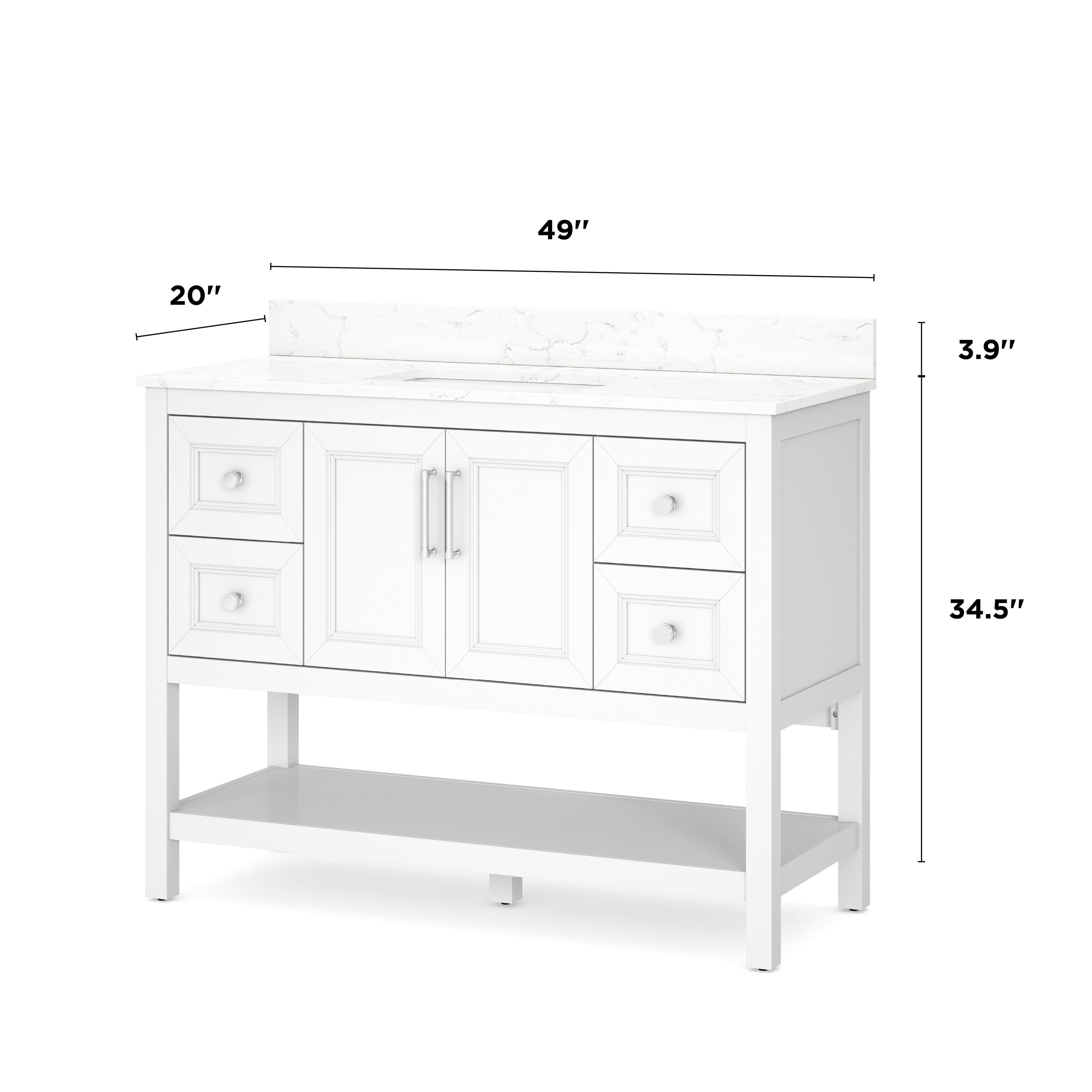Style Selections LOWE48VWT Bath-Vanity-Combo - View #8
