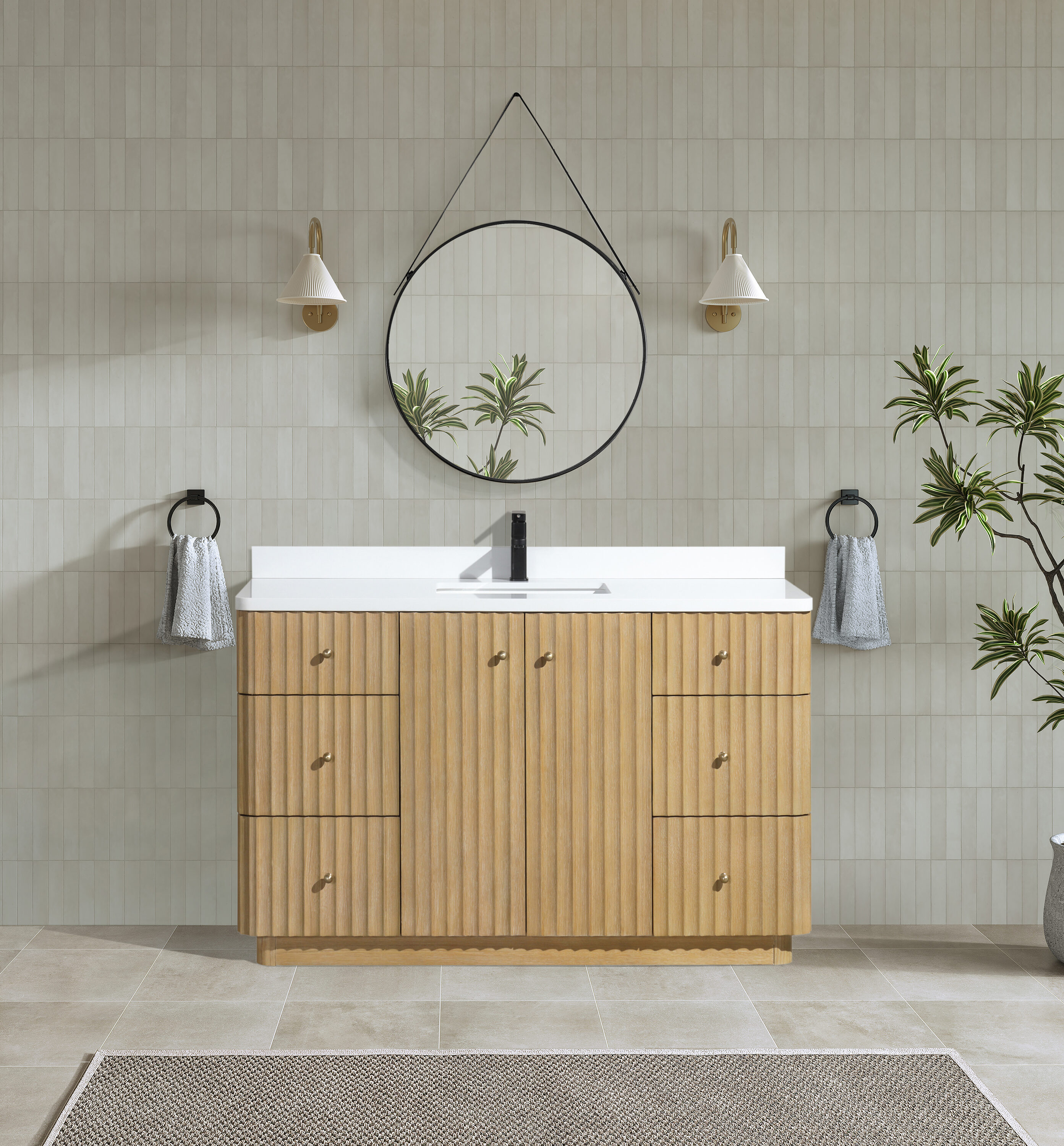 Ari Kitchen & Bath AKB-LAJOLLA-55-WSHOA Bath-Vanity-Combo - View #10