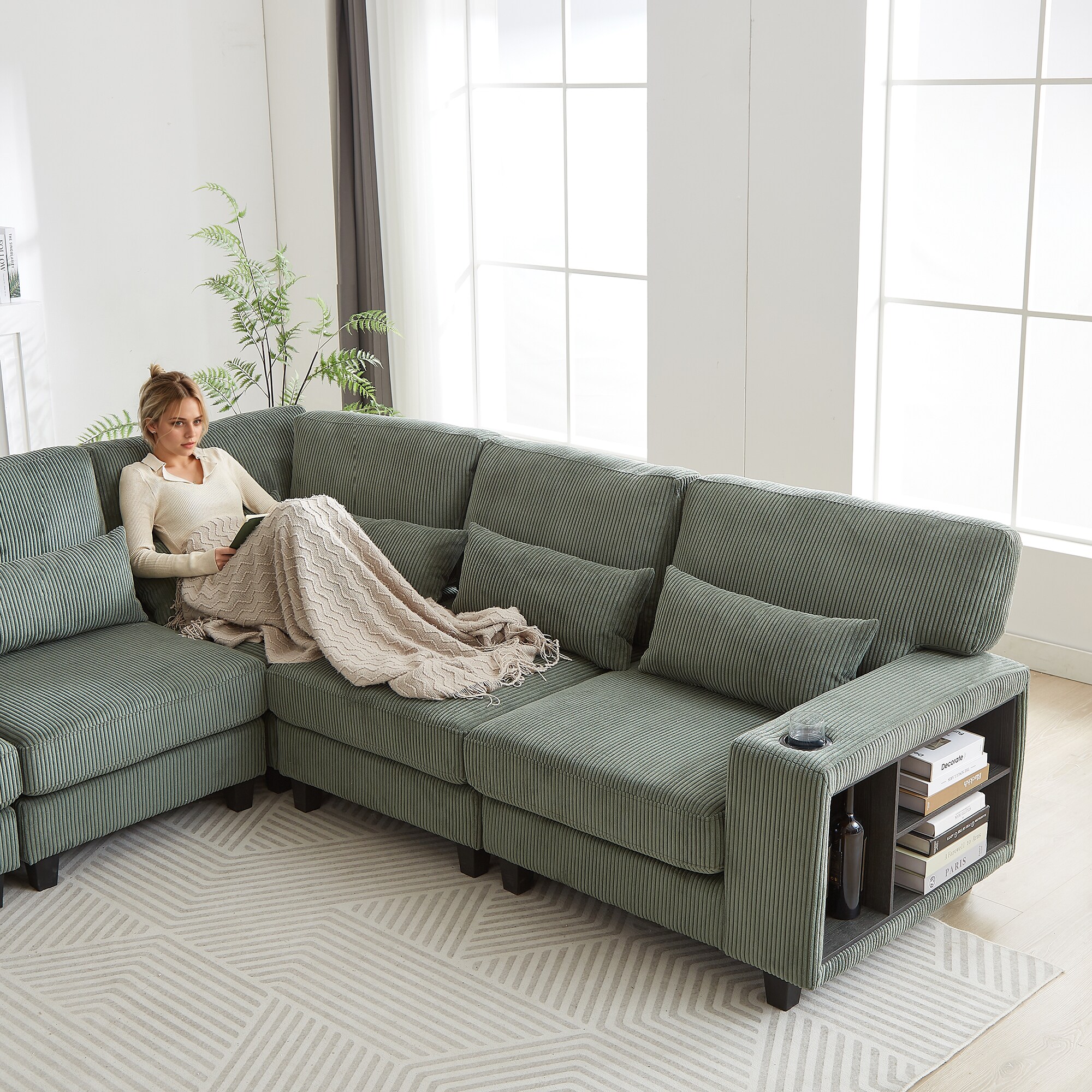 SINOFURN SYA020312GY Sofas-Loveseats - View #3