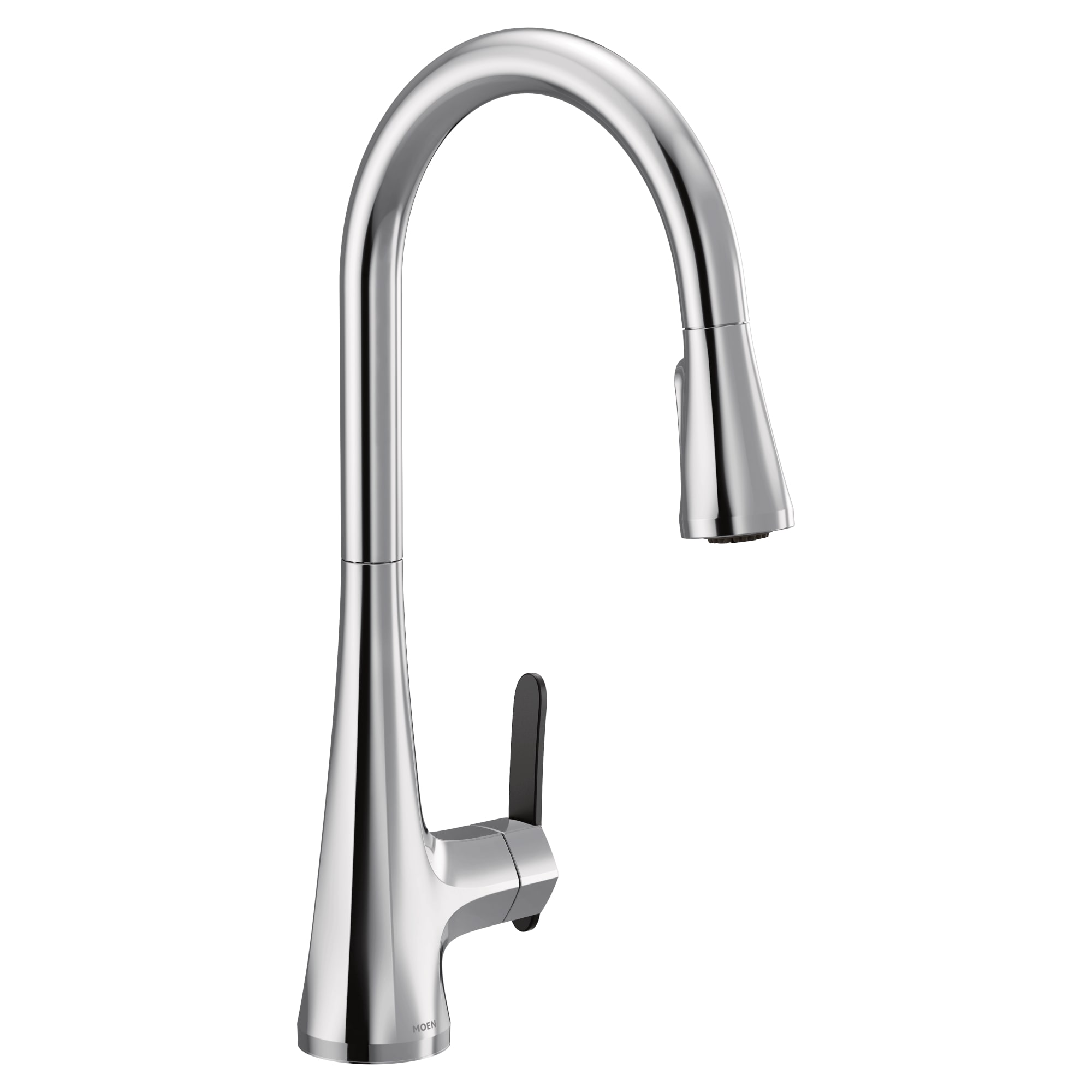 Moen S7235 Sinema Chrome Single Handle Deck-mount Pull-down Kitchen Faucet with Sprayer