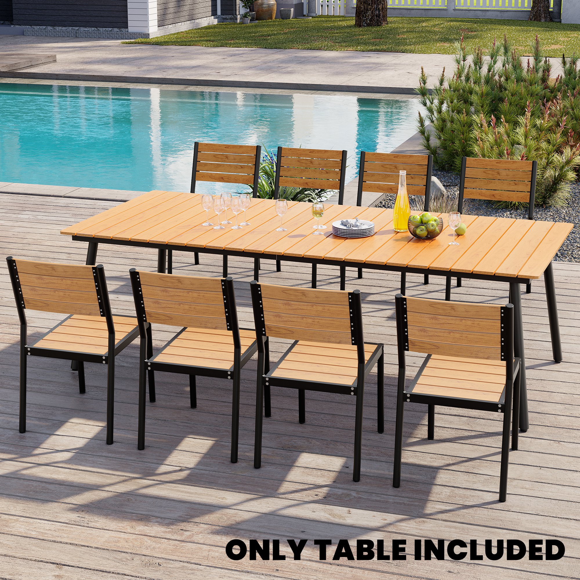 Crestlive Products CL-TB012BRN240 Patio-Tables - View #9