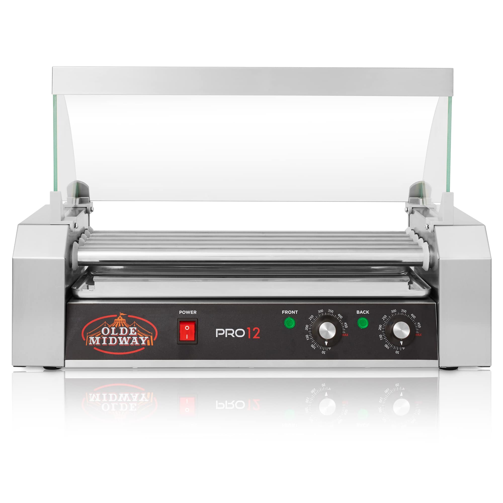 Olde Midway CON-ROLL-PRO12-CVR Hot-Dog-Cookers - View #3