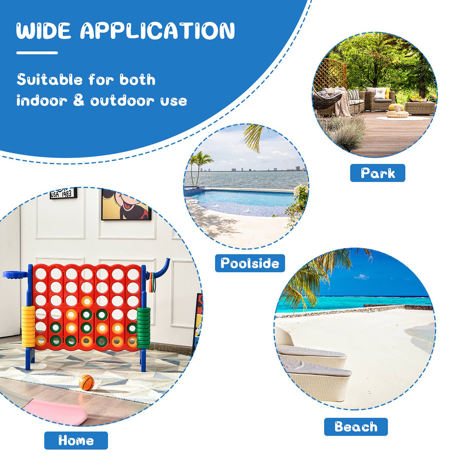 Costway CSHY000248 Portable-Party-Game - View #10