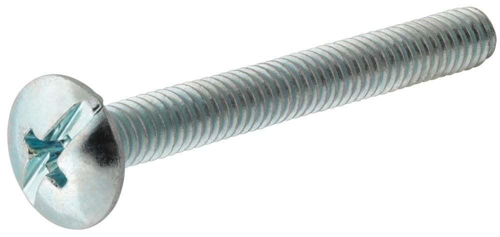 Hillman 127101 4mm - 0.7 x 25-mm Phillips/Slotted combination -Drive Machine screws ( 60 -Count )