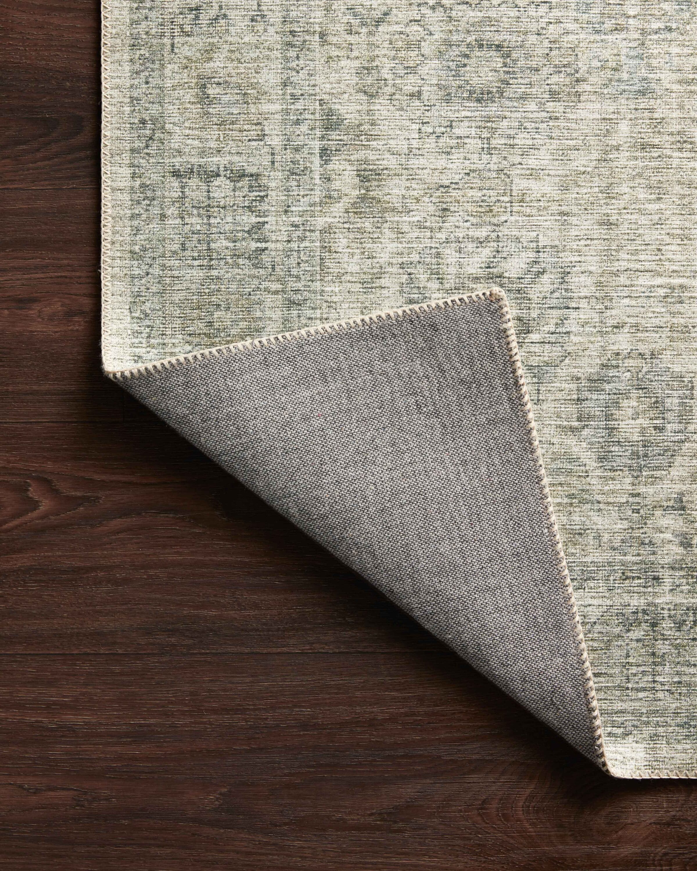 Blue Rectangular Oriental Synthetic Reversible Accent Rug