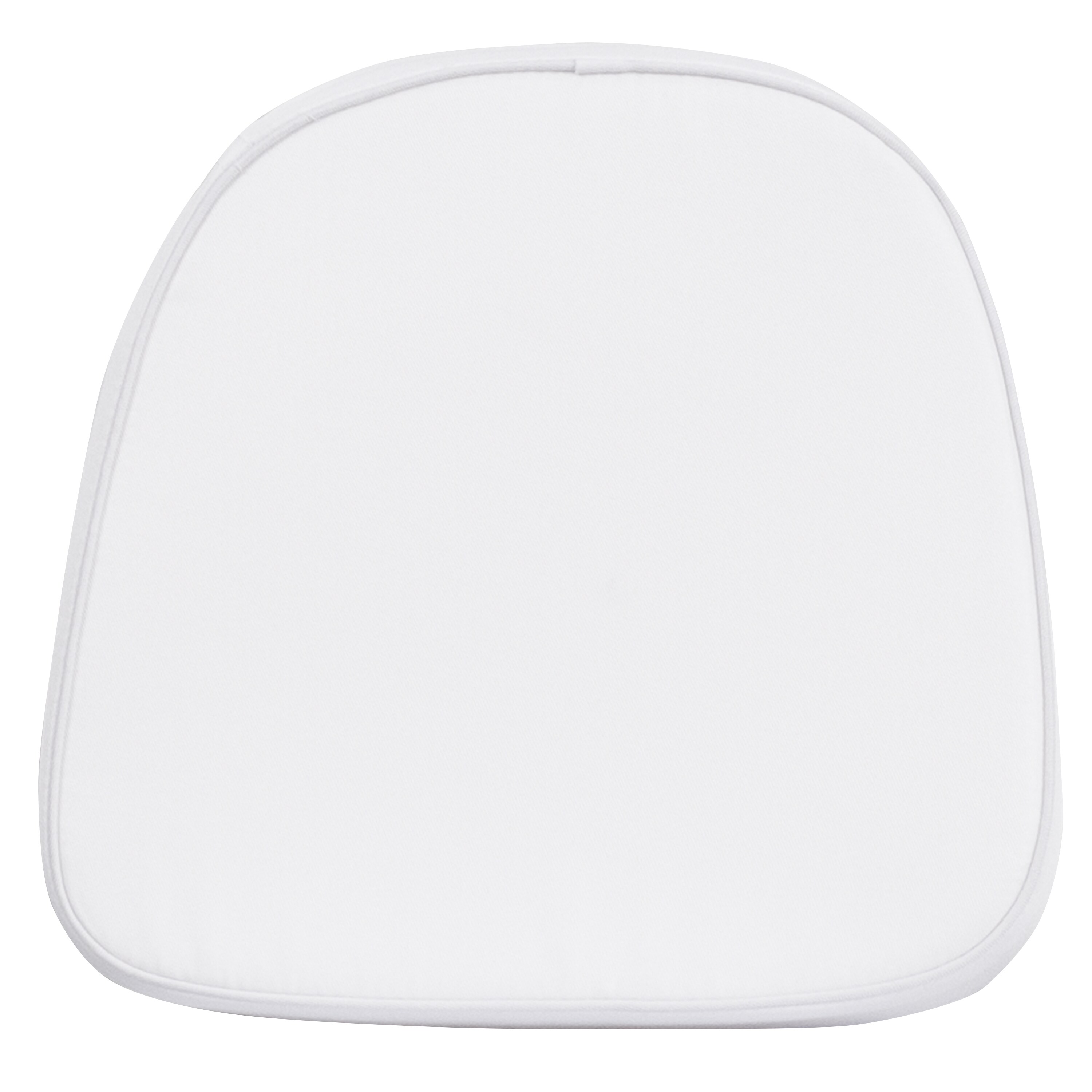 Buy 2 Thick - White Velvet Memory Foam Seat Cushion - Chiavari