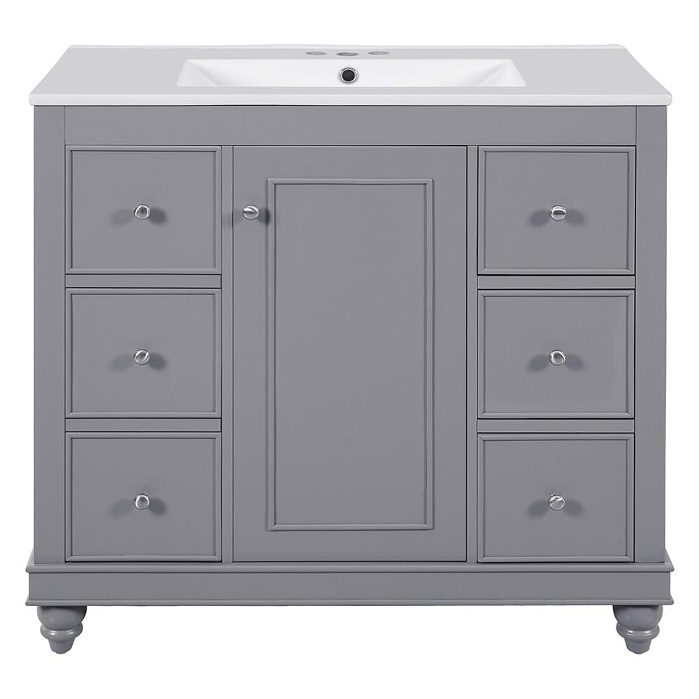 JUJABU ZJBATHROOMVAN-5 Bath-Vanity-Combo - View #2