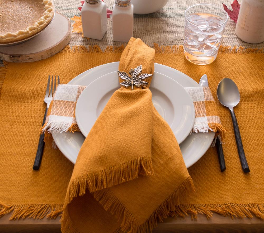 DII Solid Pumpkin Spice Placemats in the Serveware Accessories ...