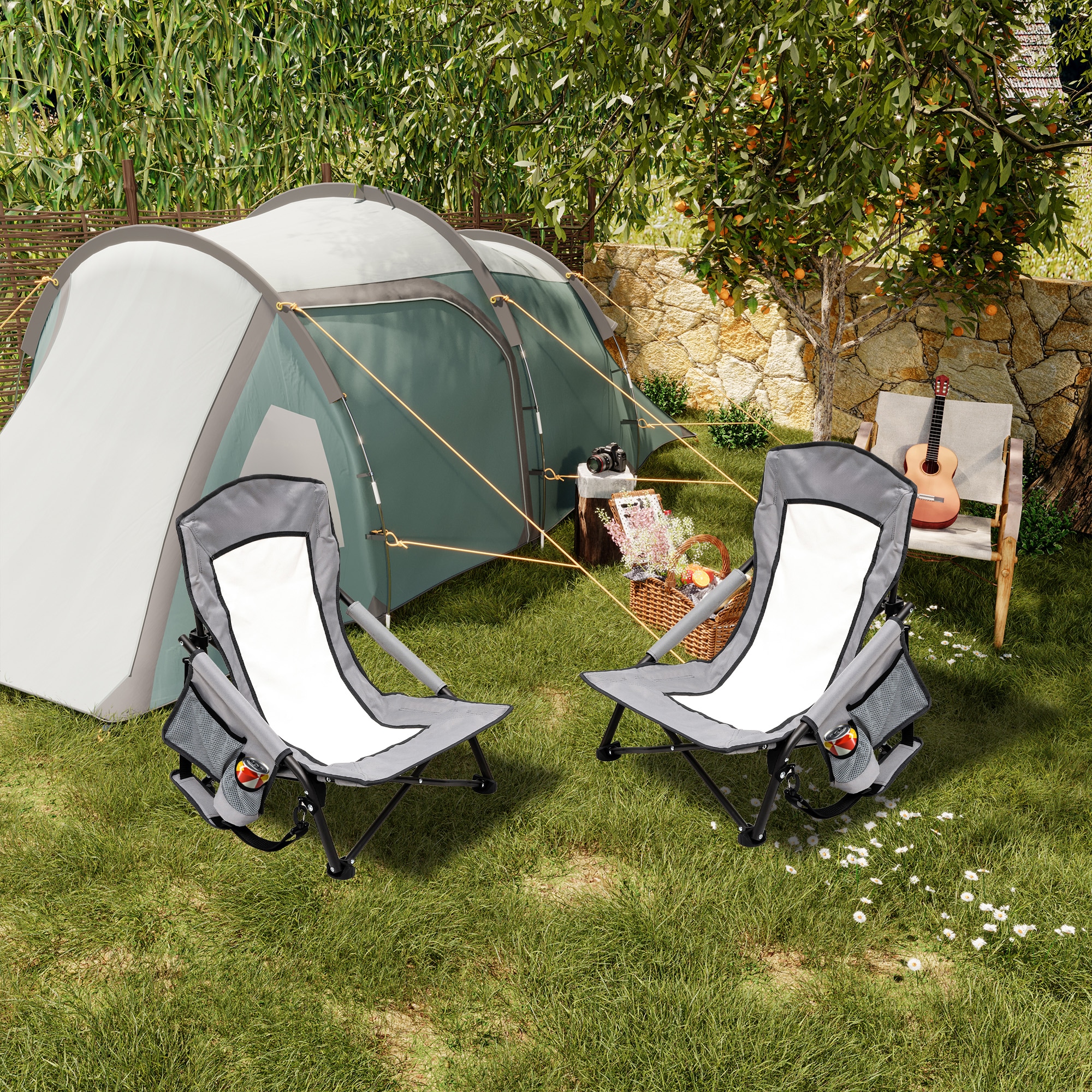 Clihome CL-P2AC2417GGY1 Beach-Camping-Chairs - View #2