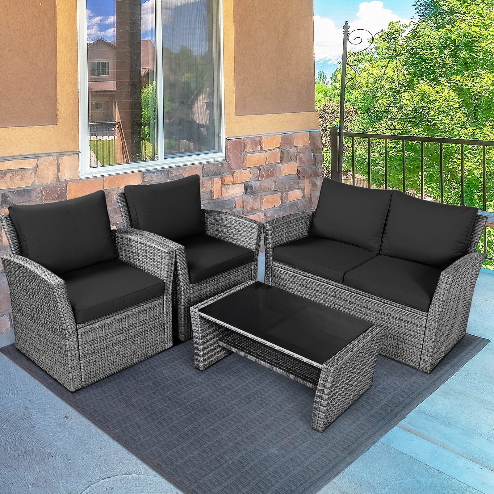 Forclover CKT-175018 Patio-Conversation-Sets - View #2