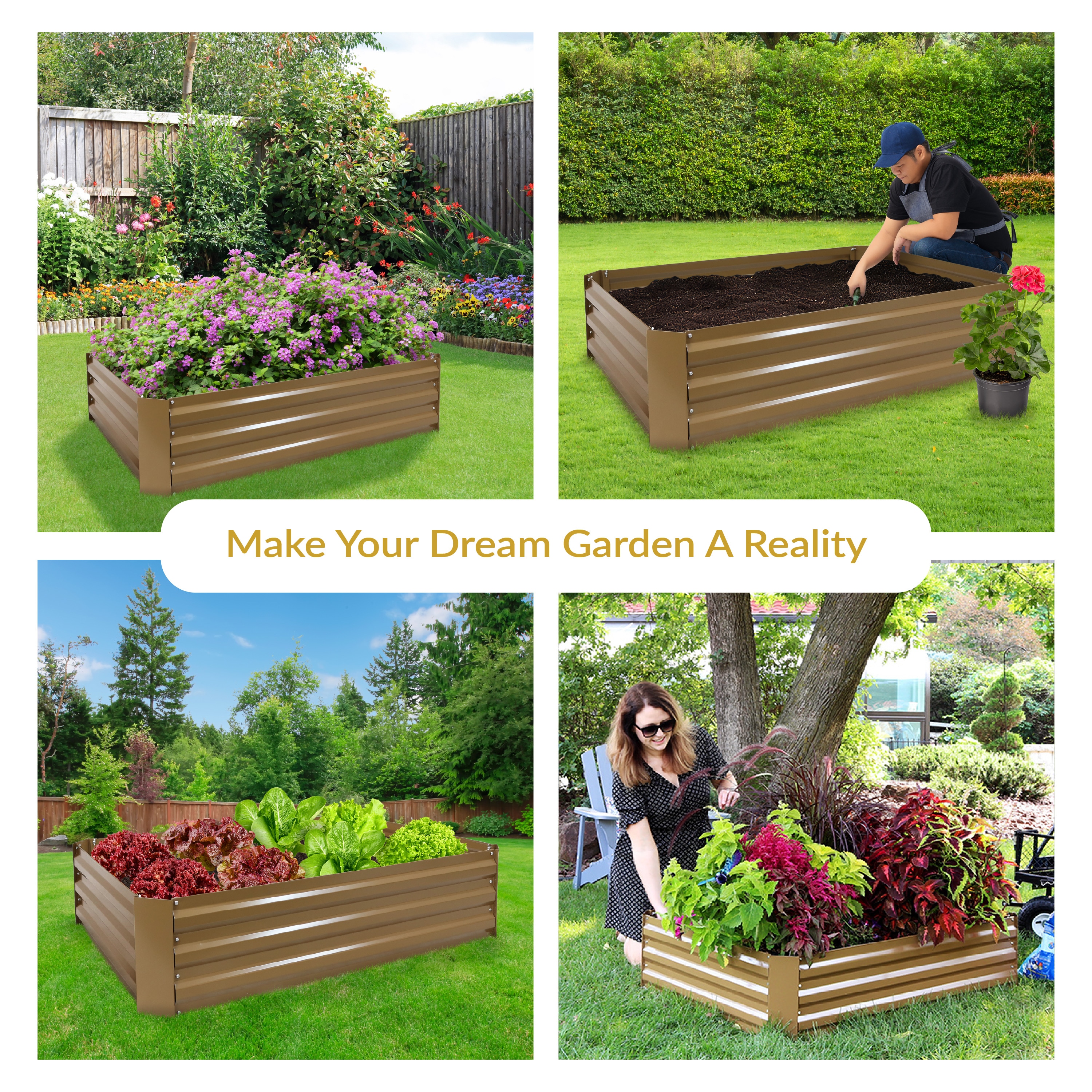 Sunnydaze Decor HB-444 Raised-Garden-Beds - View #5