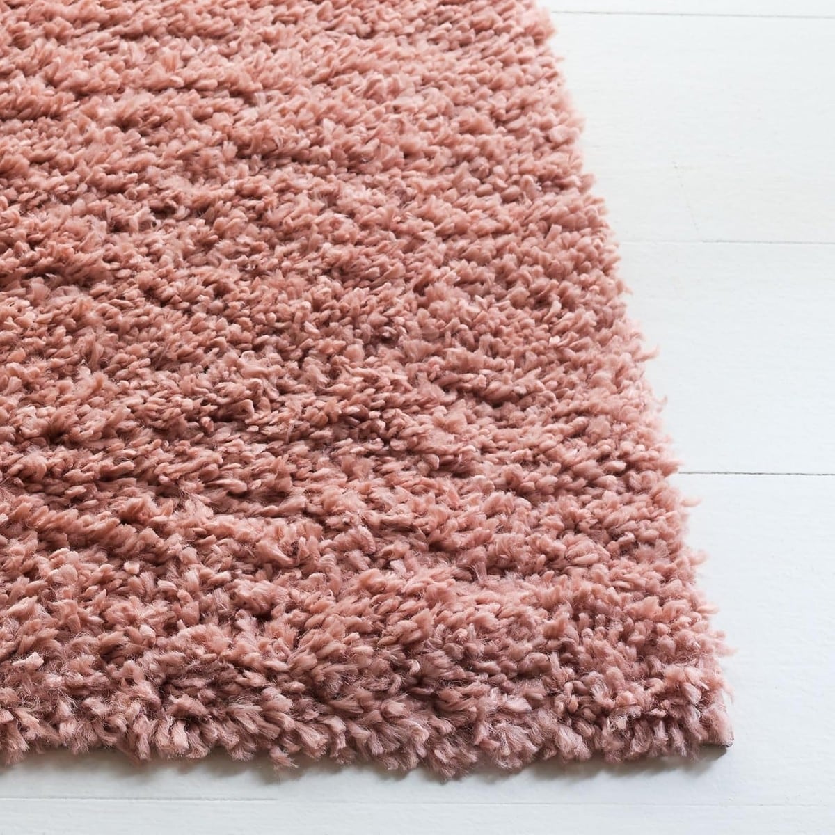 Rifunaw 8x10 Area Rug Rectangular Solid Rose Plush High Pile Non ...