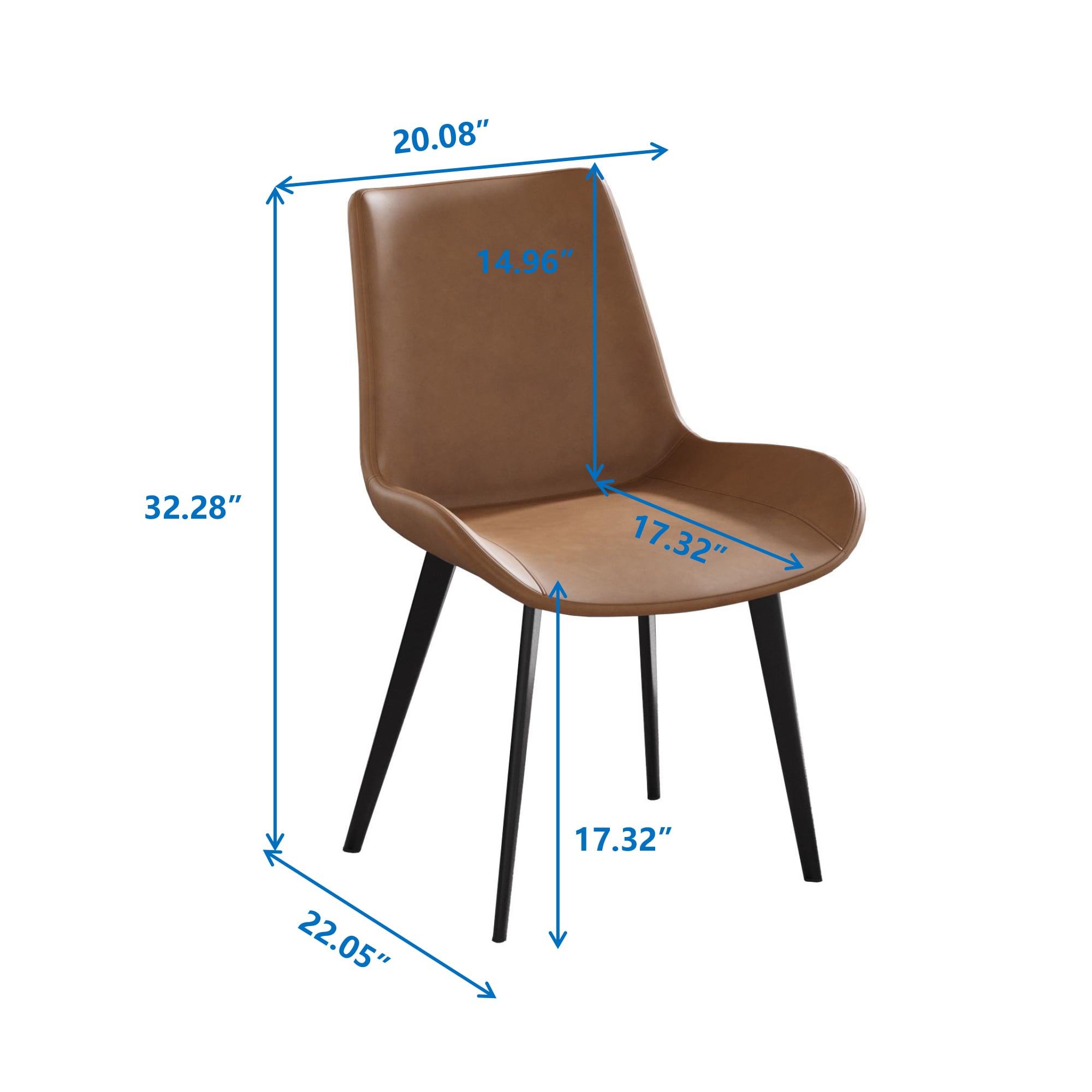 REIBII FXLS0604-512Z7 Dining-Chairs - View #12