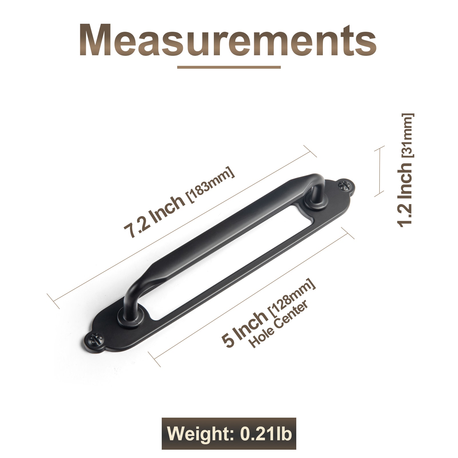 Miaokesen 101B-G025-128-2 Cabinet-Pulls - View #2