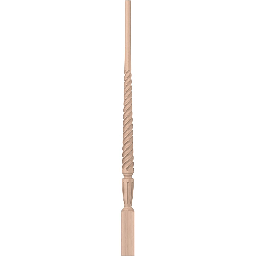 L.J. Smith Stair Systems LJT-2015-M 34 34-in x 1.75-in Unfinished Maple Pin Top Stair Baluster