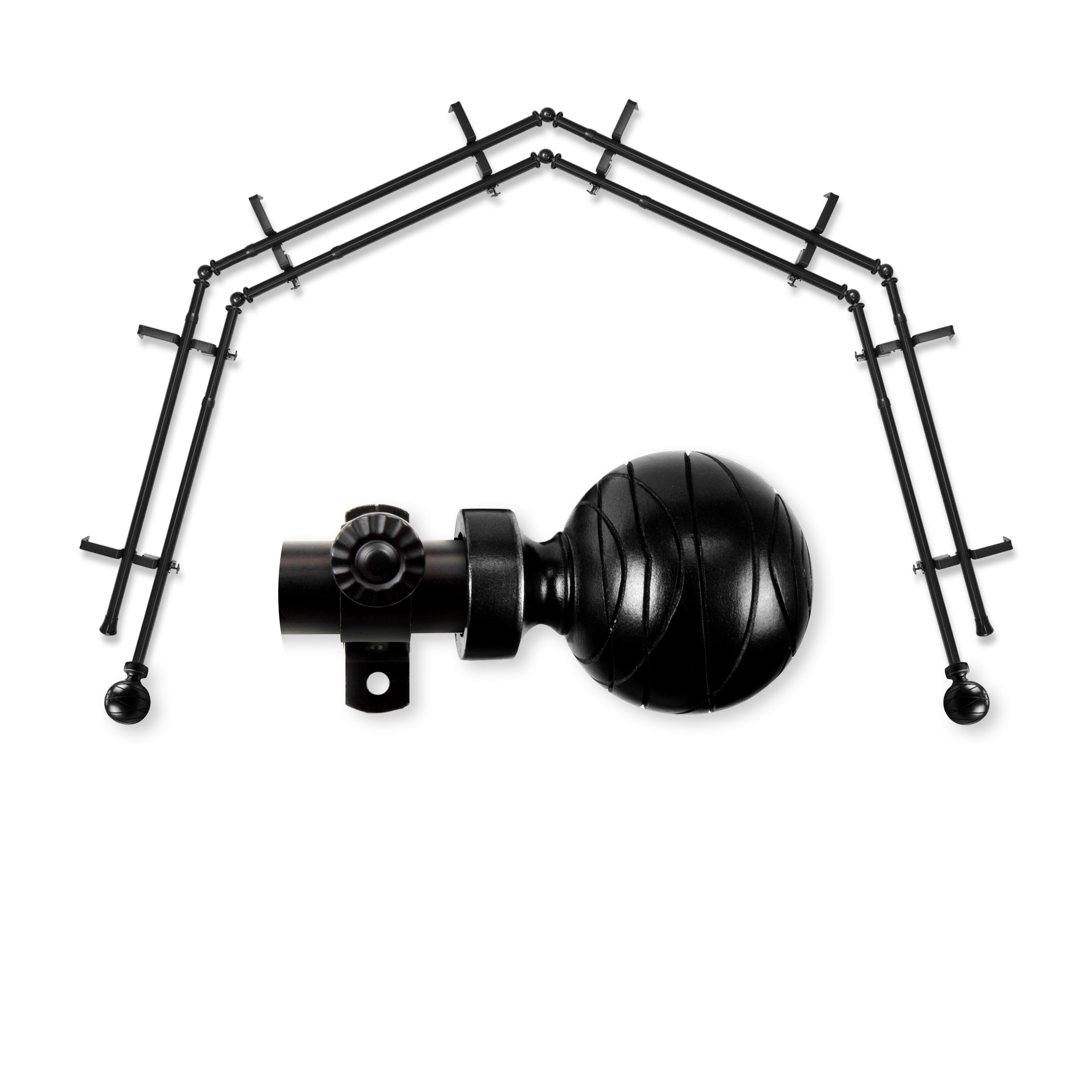 Hart & Harlow L-4BAY-84-2D Curtain-Rods - View #2