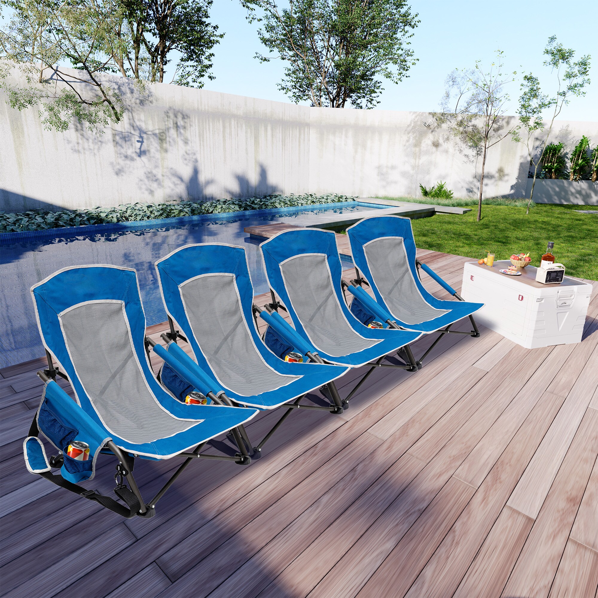 Clihome CL-P4AC2417GBU1 Beach-Camping-Chairs - View #2