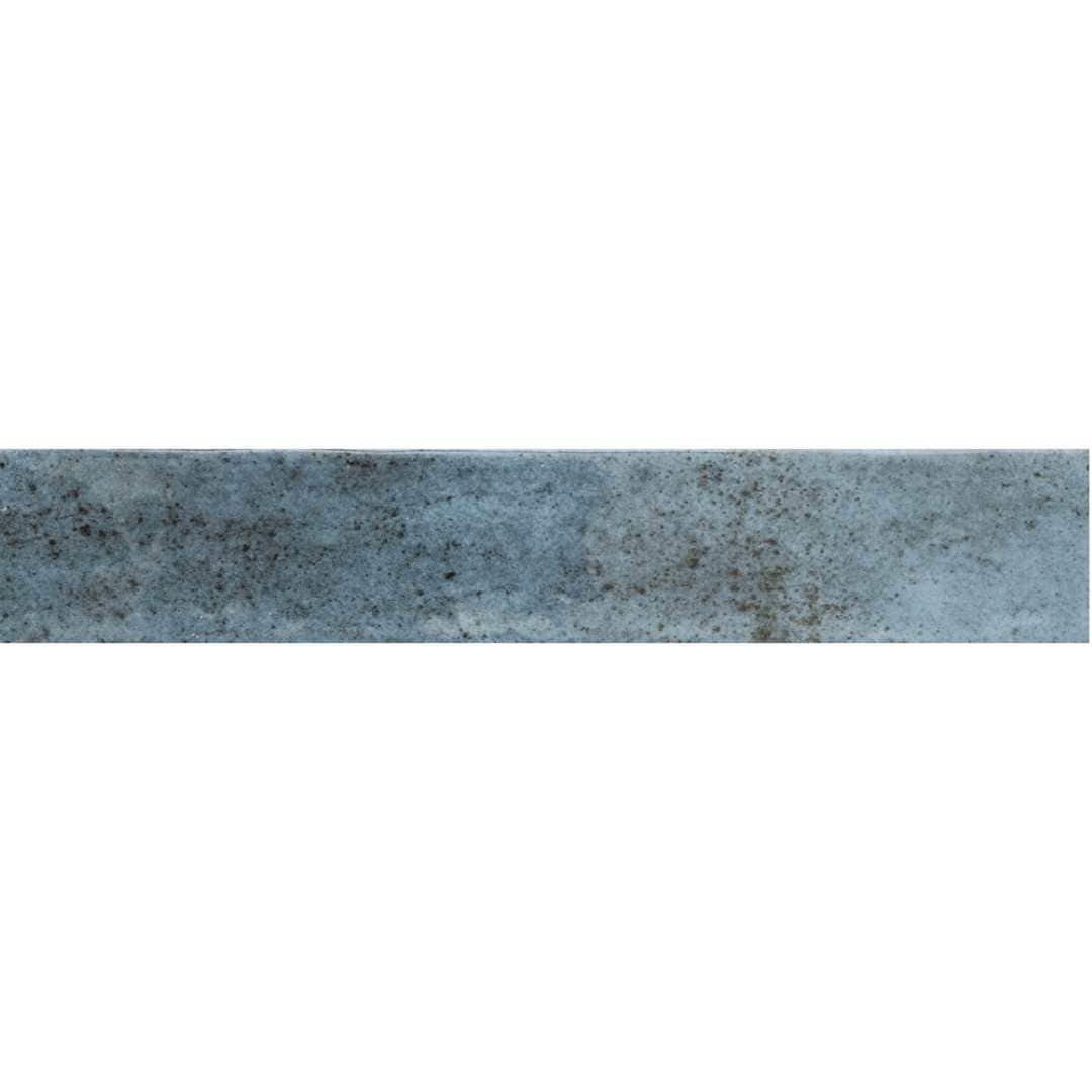 Ibiza 2" x 10" Blue Glossy Ceramic Subway Tile