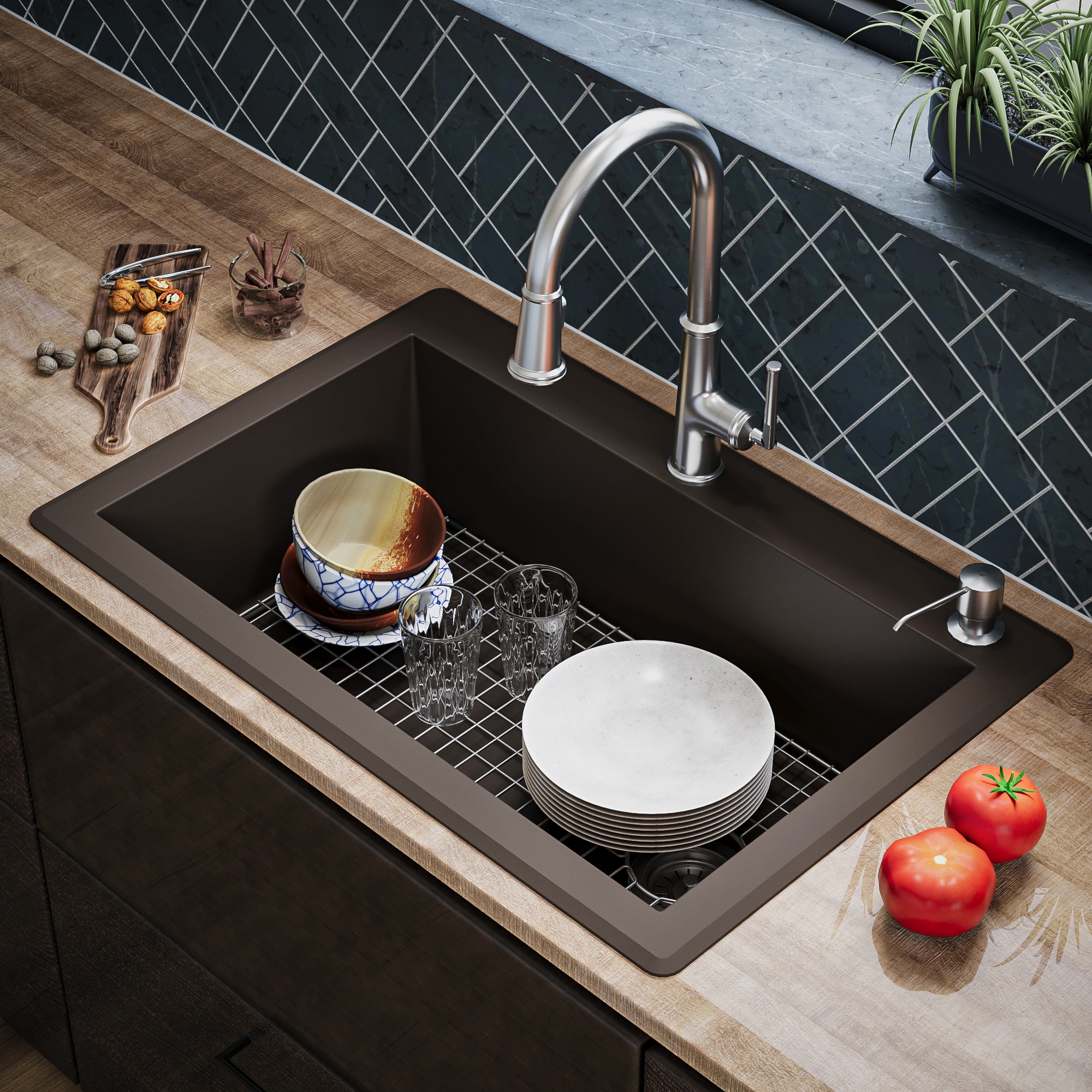 Karran QT-670-BR-PK1 Kitchen-Sinks - View #12
