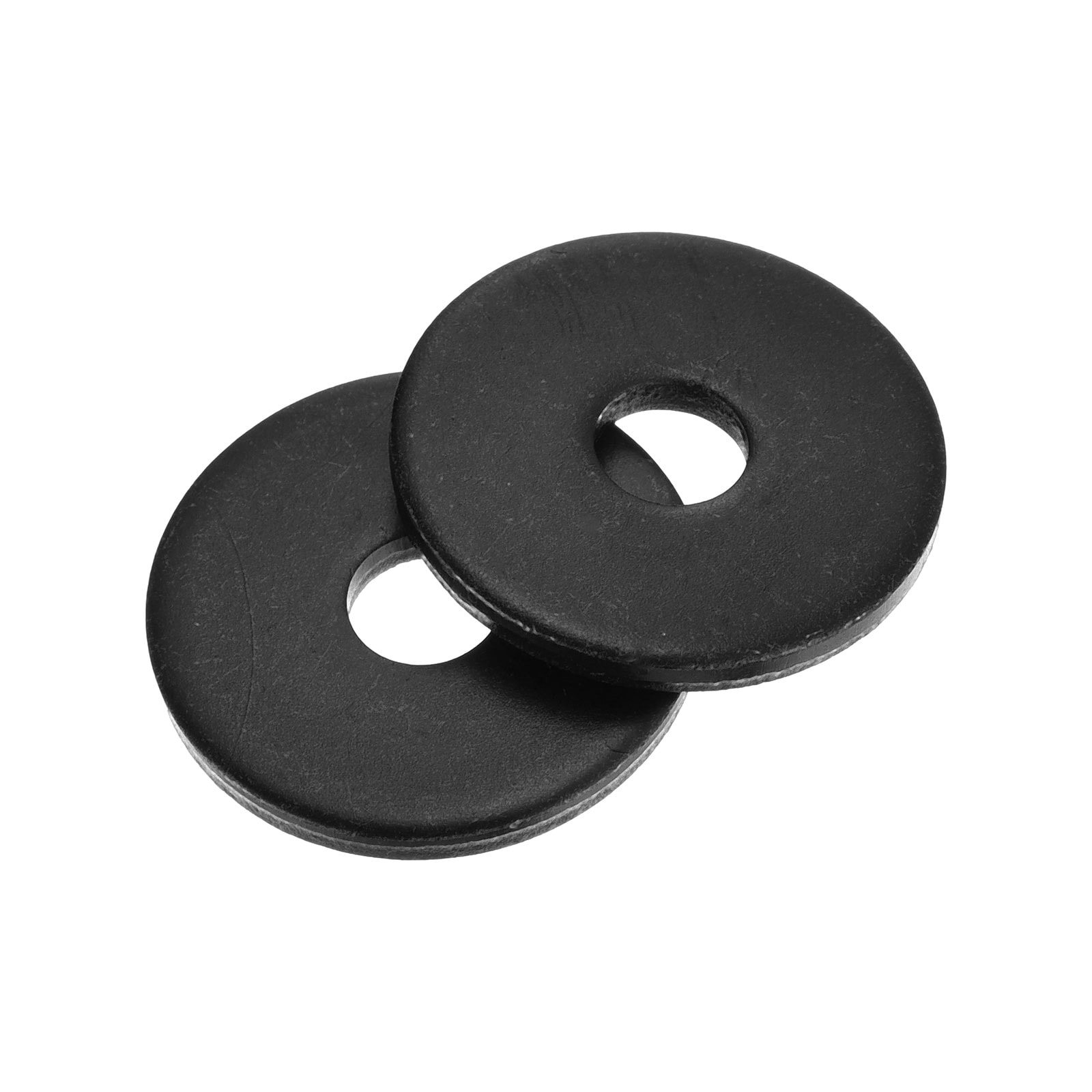 Unique Bargains 80pcs Carbon Steel Flat Washers M5x20x2mm Black Oxidized Grade 8.8 Washer Seal Gaskets Flat Ring for Screws Bolts Machinery Repair Outdoor Construction