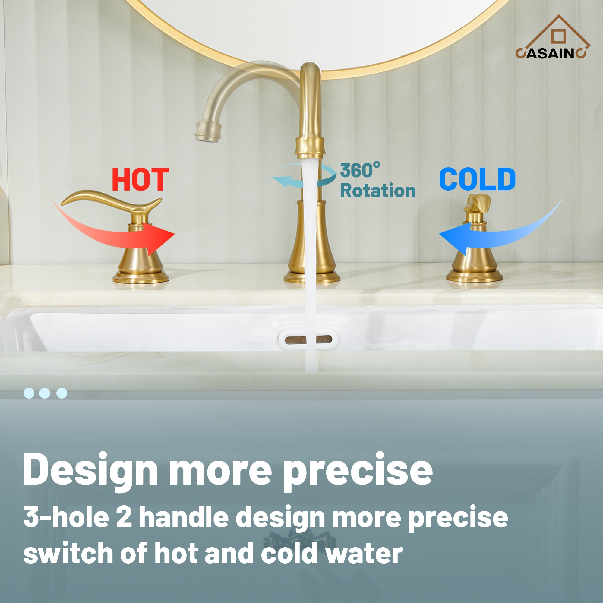 CASAINC RB0738-WE Lavatory-Faucets - View #8