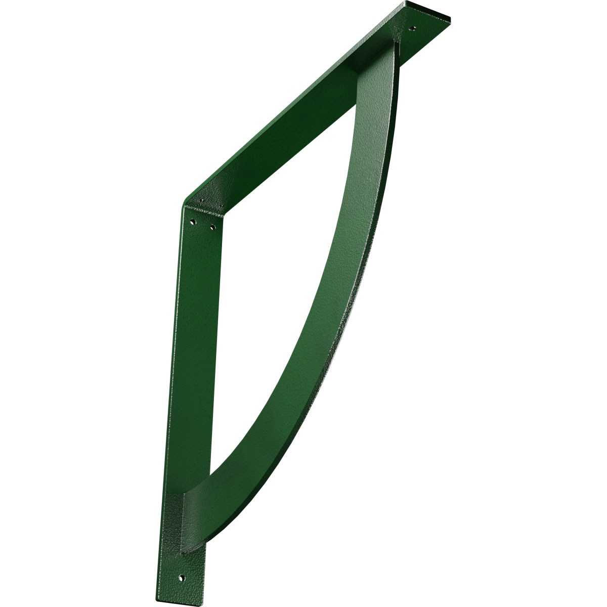 Ekena Millwork BKTM02X18X18BUHDG Bulwark 18-in x 2-in x 18-in Green Steel Countertop support bracket