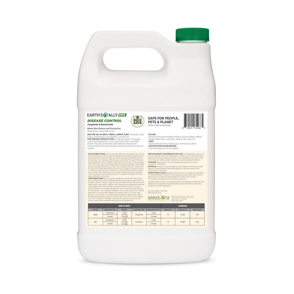 Earth's Ally Disease Control Concentrate 1-Gallon Organic Natural ...