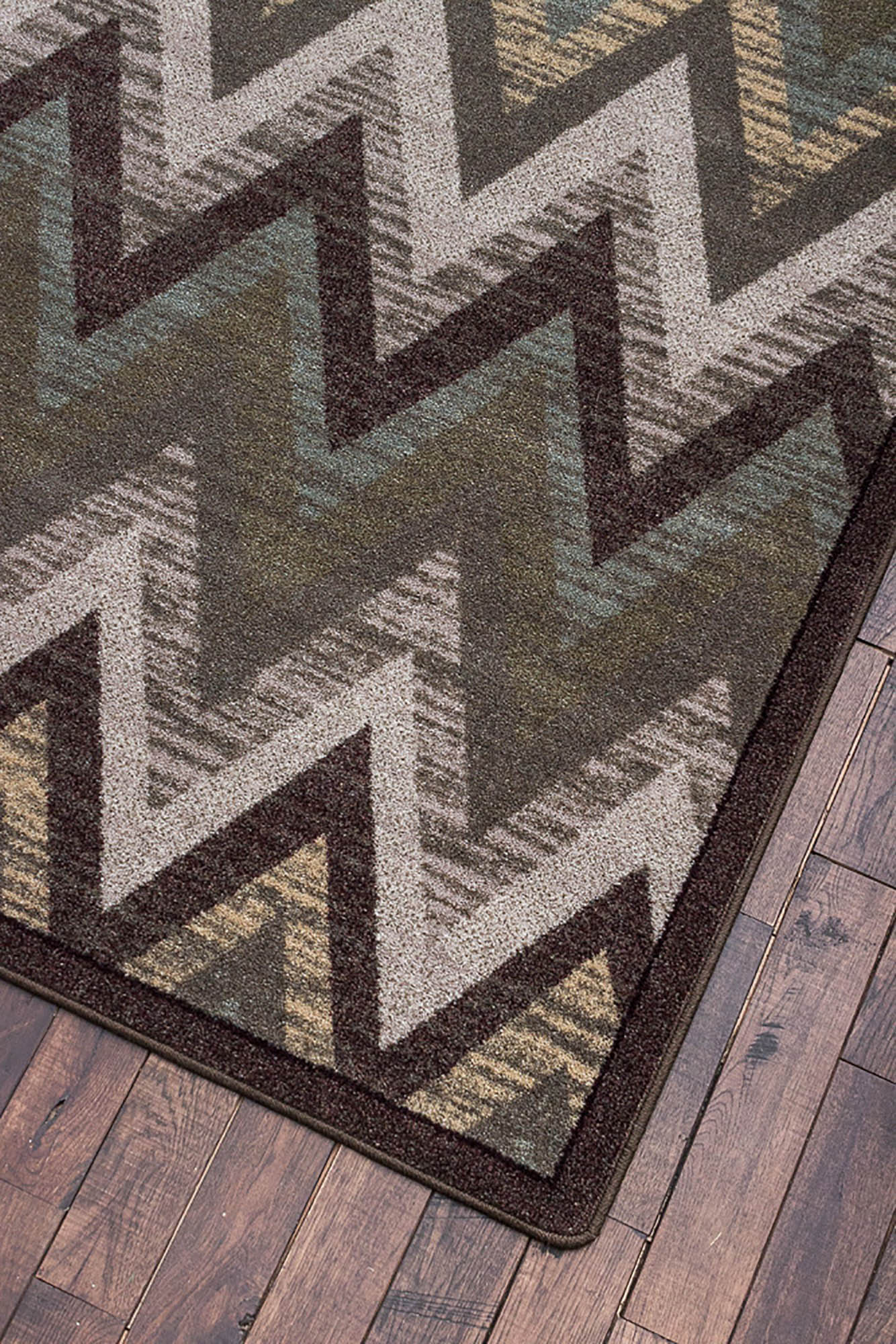 American Dakota Rain Flame Fine Area Rug