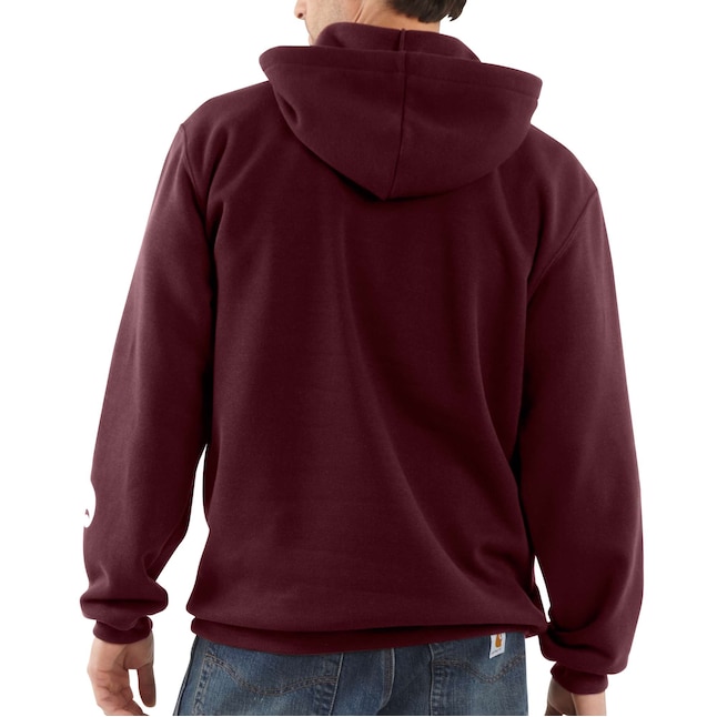 Carhartt Men's Fleece Long Sleeve Hoodie (X-large) in the Sweatshirts ...